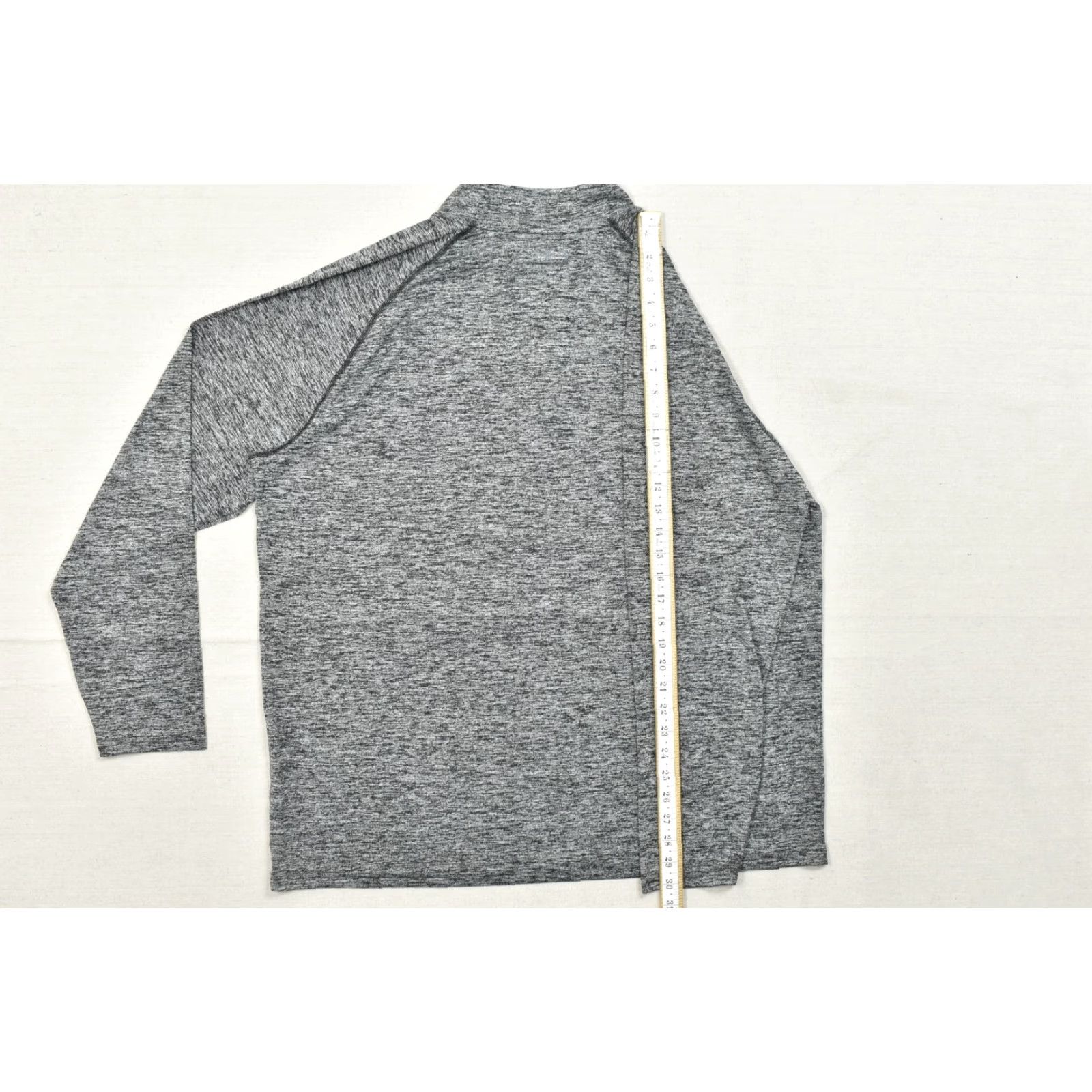 Under Armour Under Armour Mens 2XL Gray Space Dye Quarter Zip Pullover Mock Neck Long Sleeve Pullover HeatGear Casual Sweater Black/Gray (if color known) Size US XXL / EU 58 / 5 - 5 Thumbnail