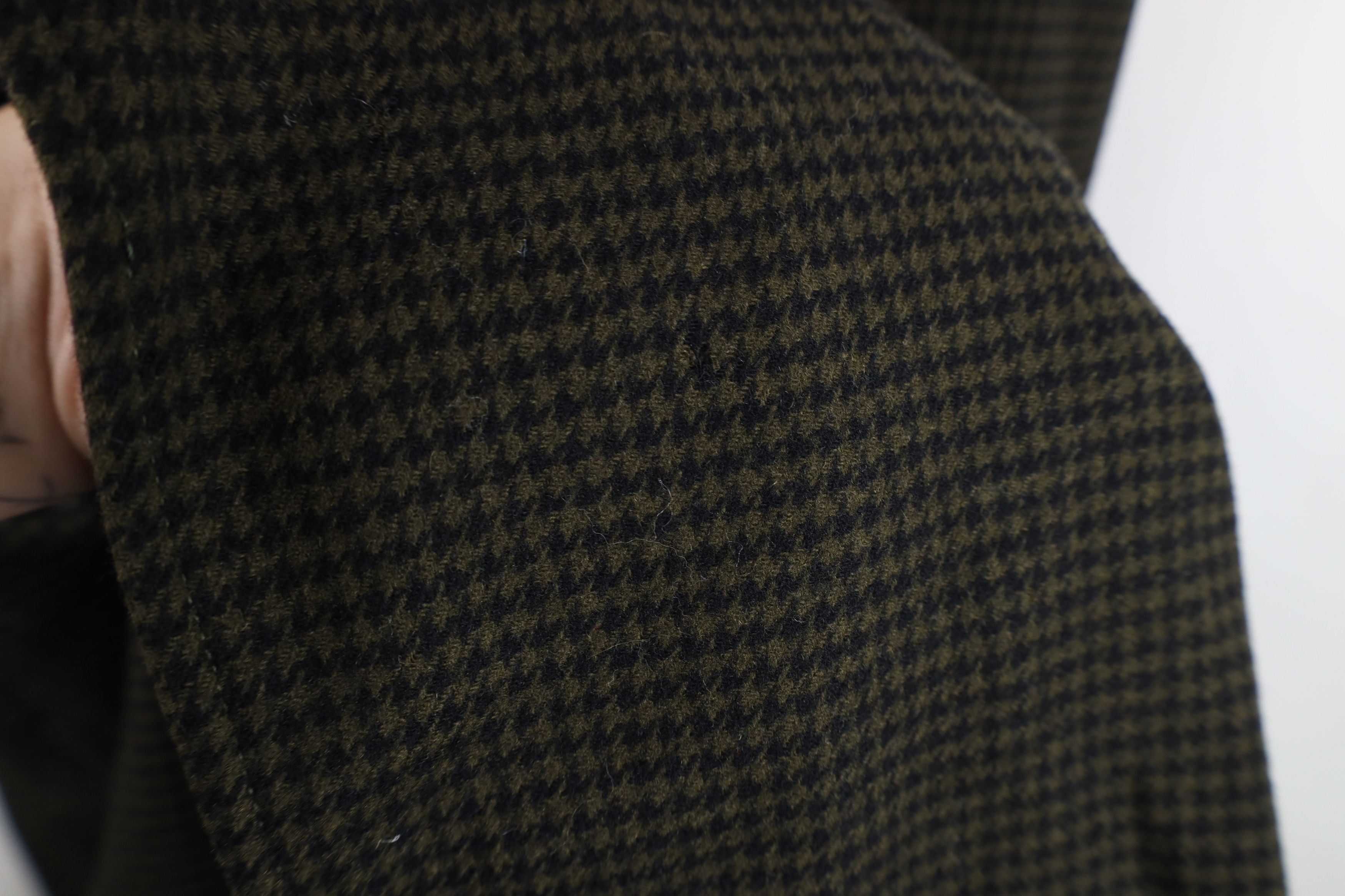 Vintage Vintage 50s Rockabilly Houndstooth Trench Coat Jacket USA Size US XL / EU 56 / 4 - 5 Thumbnail