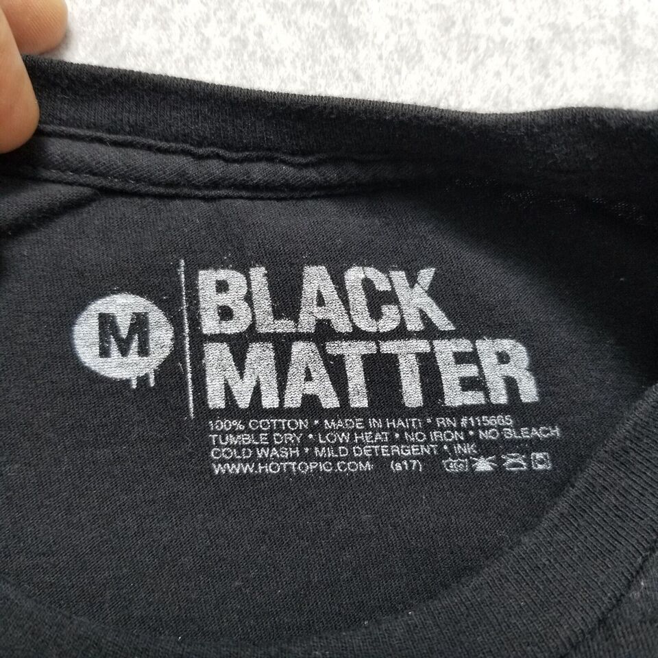 Other Black Matter Shirt Mens Medium Short Sleeve Crew Neck Skull Size US M / EU 48-50 / 2 - 6 Thumbnail