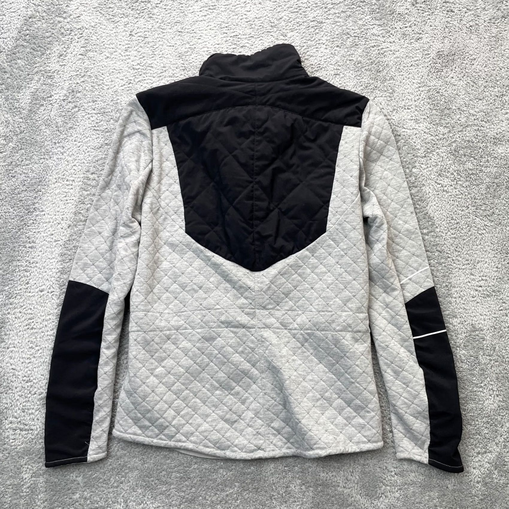 Salomon Salomon Jacket Womens Small Gray Elevate Coat Advanced Skin Half Zip Perforfamce Size S / US 4 / IT 40 - 2 Thumbnail
