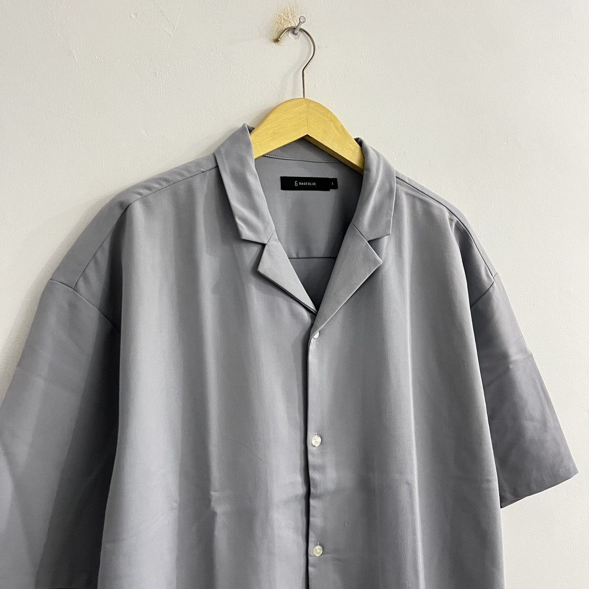 Japanese Brand Rageblue Campcollar Button Up Shirt Size US L / EU 52-54 / 3 - 3 Thumbnail