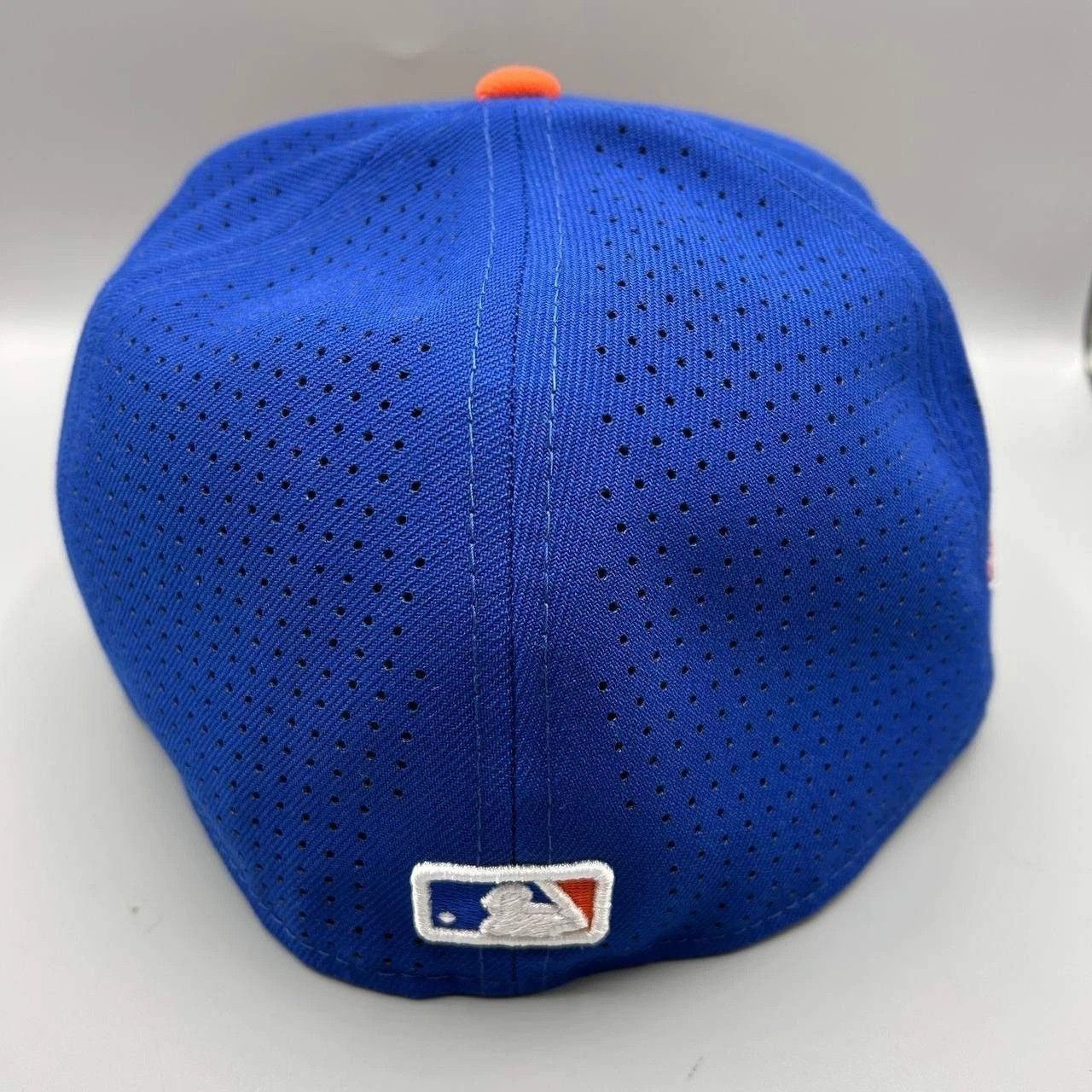 New Era New York Mets Hat Men 7 3/8 Blue Orange MLB Fitted Cap New Size ONE SIZE - 5 Thumbnail