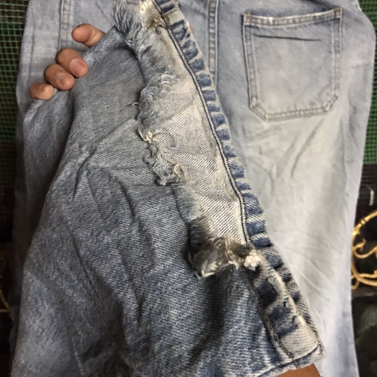 If Six Was Nine × The Unbranded Brand The Basic Members Denim Jeans Boocut Size 29" - 4 Thumbnail