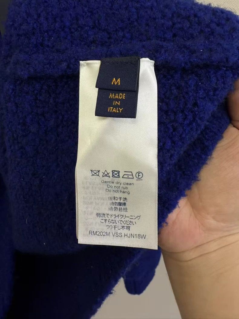 Louis Vuitton Louis Vuitton Blue Logo Sweater-2506 Size M / US 6-8 / IT 42-44 - 3 Thumbnail