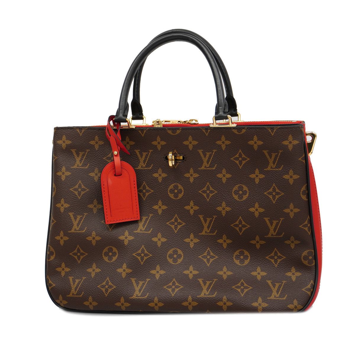 image of Louis Vuitton Handbag Monogram Millefeuille Rouge in Black, Women's