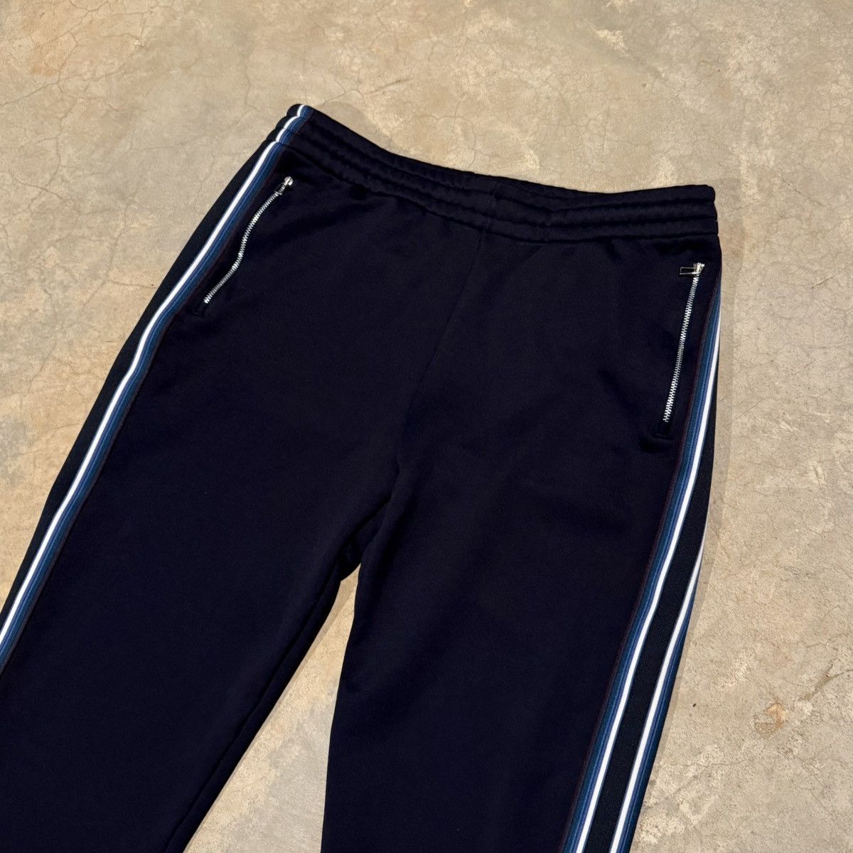 Paul Smith Brand New Paul Smith Stripe Trim Cotton Sweatpants Dark Navy Size US 36 / EU 52 - 3 Thumbnail