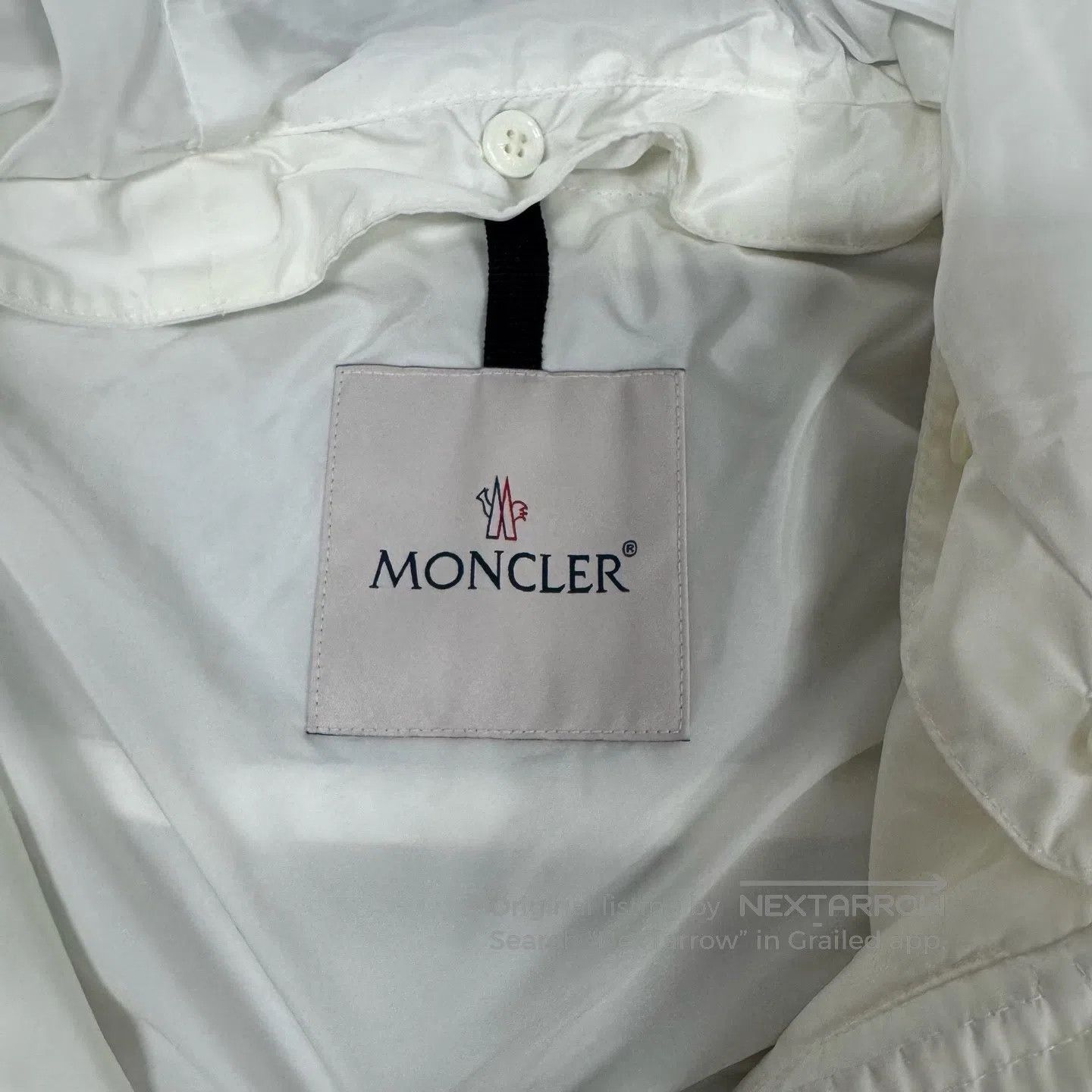 Moncler Moncler Armband-style white outdoor jacket| Size M / US 6-8 / IT 42-44 - 6 Thumbnail