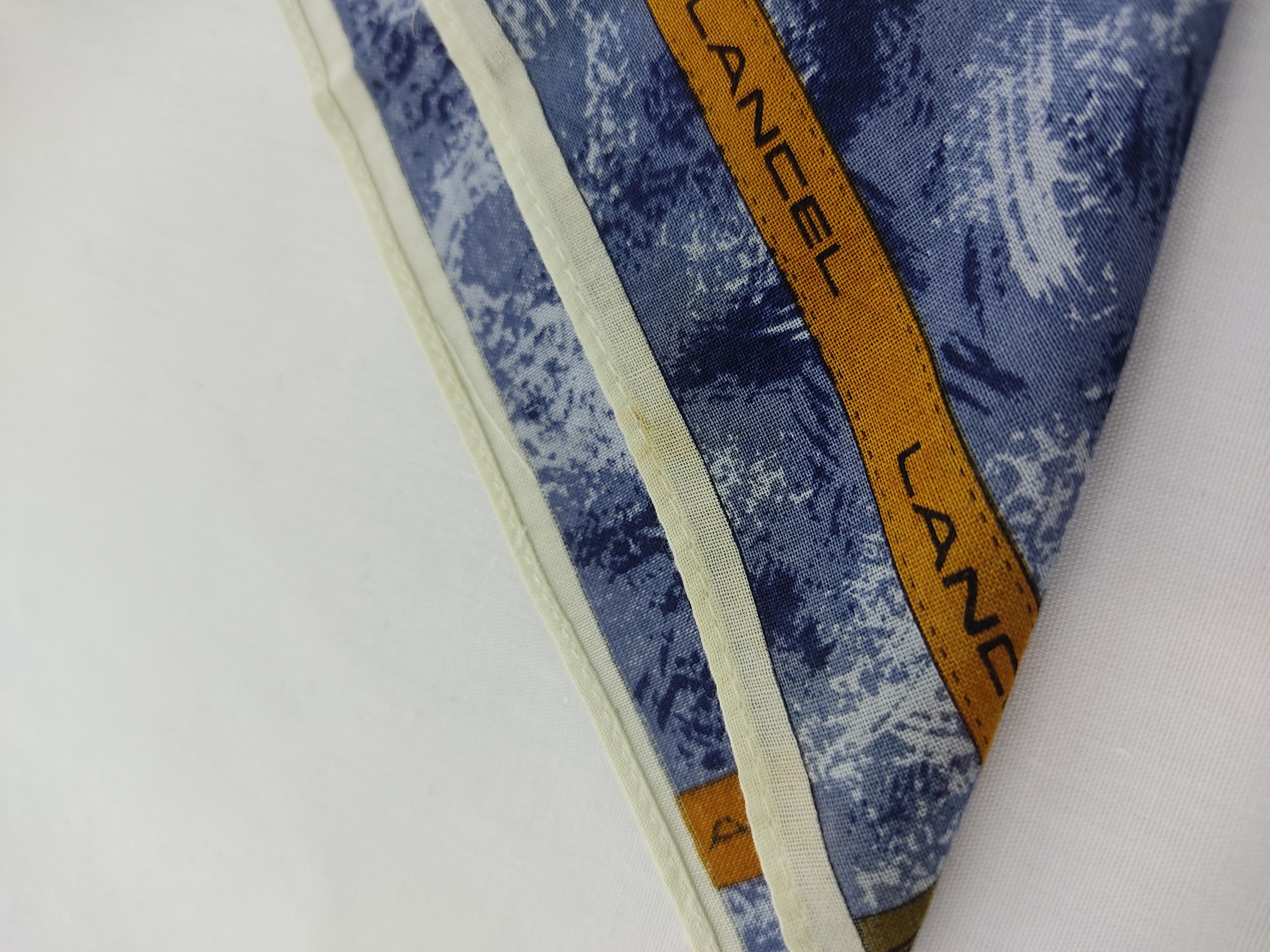 Lancel × Vintage Vintage Lancel Polo Cup Handkerchief / Neckwear / Bandana Size ONE SIZE - 4 Thumbnail