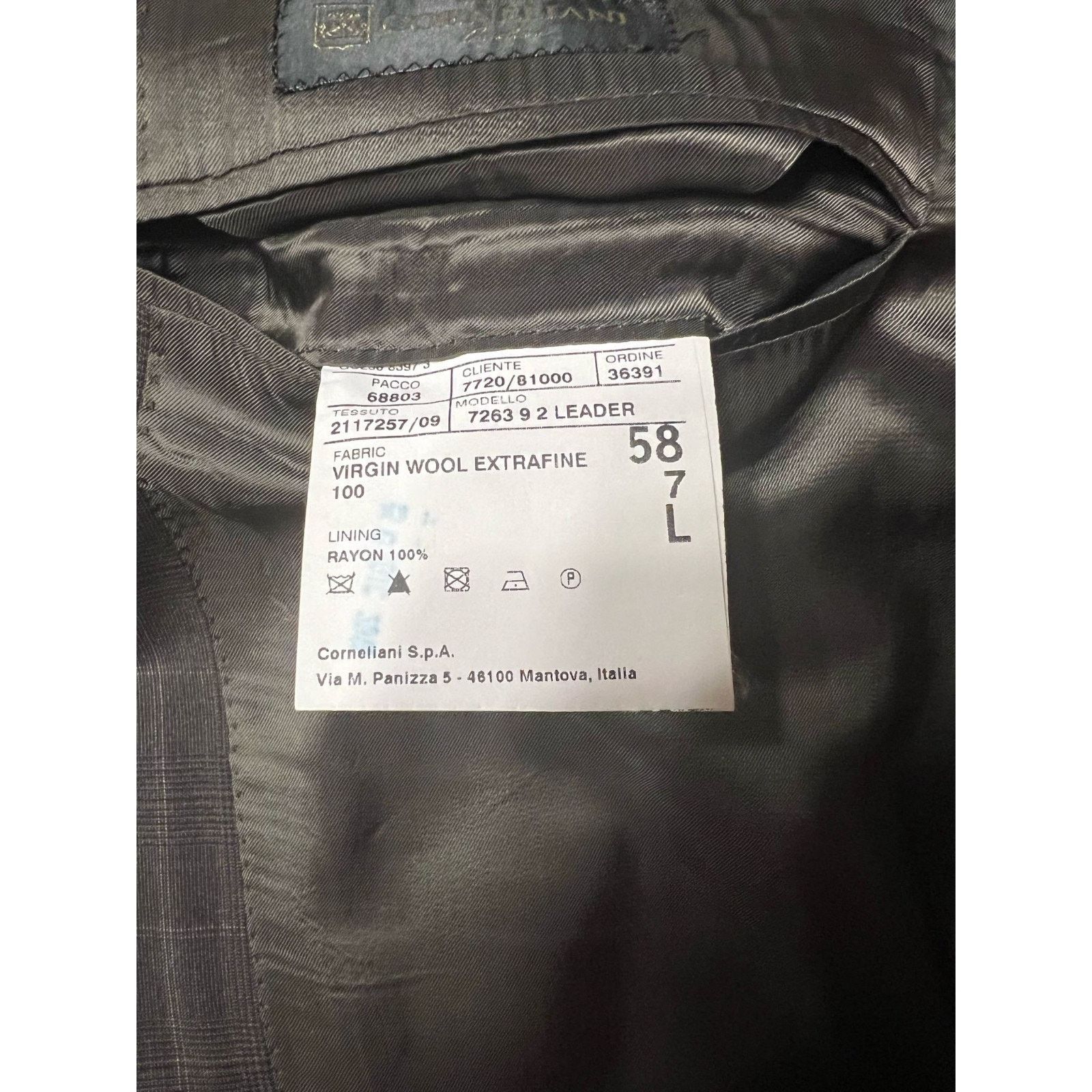 Corneliani Corneliani Brown 100% Virgin Wool Jacket Mens Size 48L US Size 48L - 7 Thumbnail