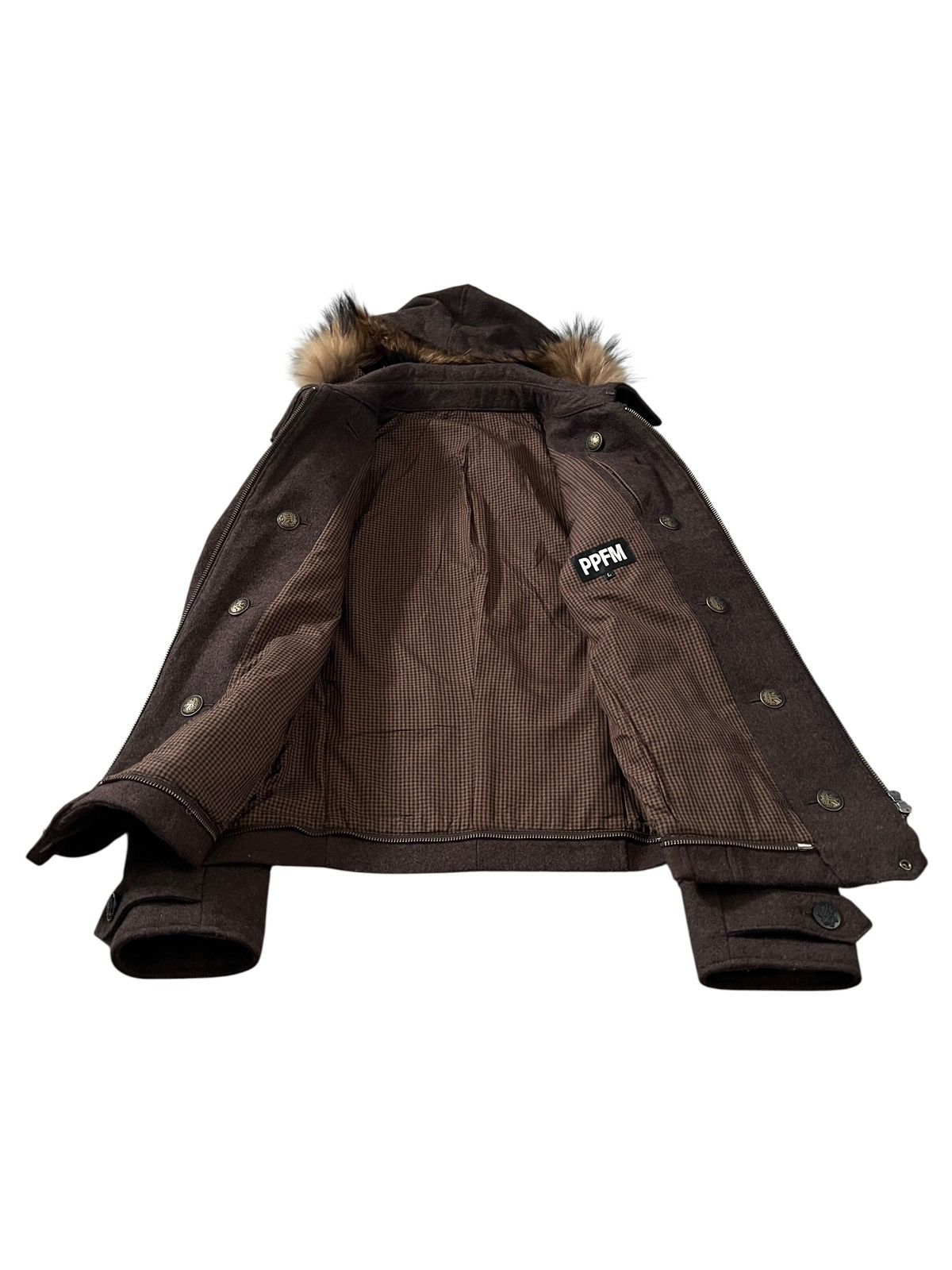 PPFM PPFM Napoleon Fur Wool Jacket Size US M / EU 48-50 / 2 - 10 Thumbnail
