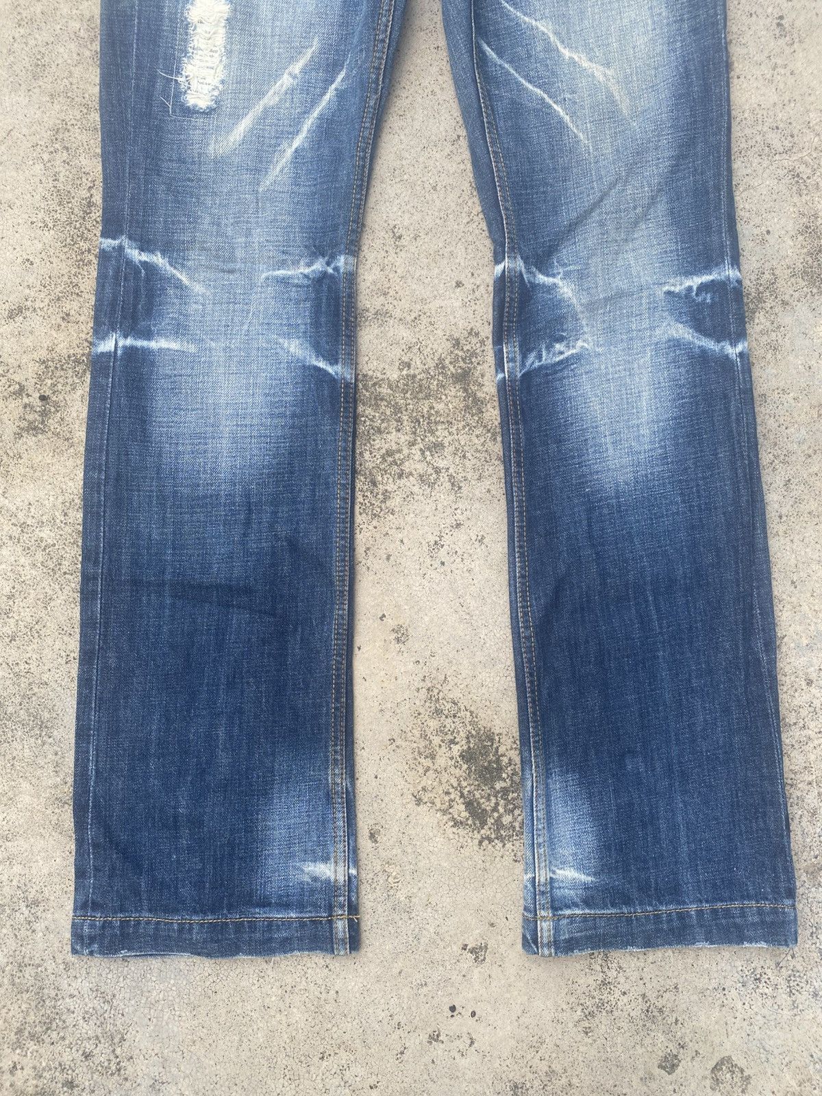 If Six Was Nine × Nicole Club Flare Jeans Nicole Club Distressed Honeycomp Size US 31 - 9 Thumbnail