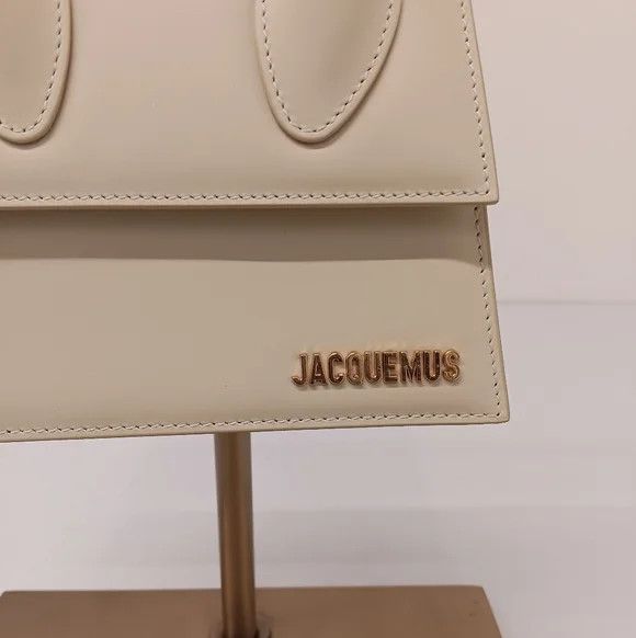 Jacquemus Jacquemus Le Chiquito Moyen Top-Handle Leather Bag - Ivory Size ONE SIZE - 6 Thumbnail
