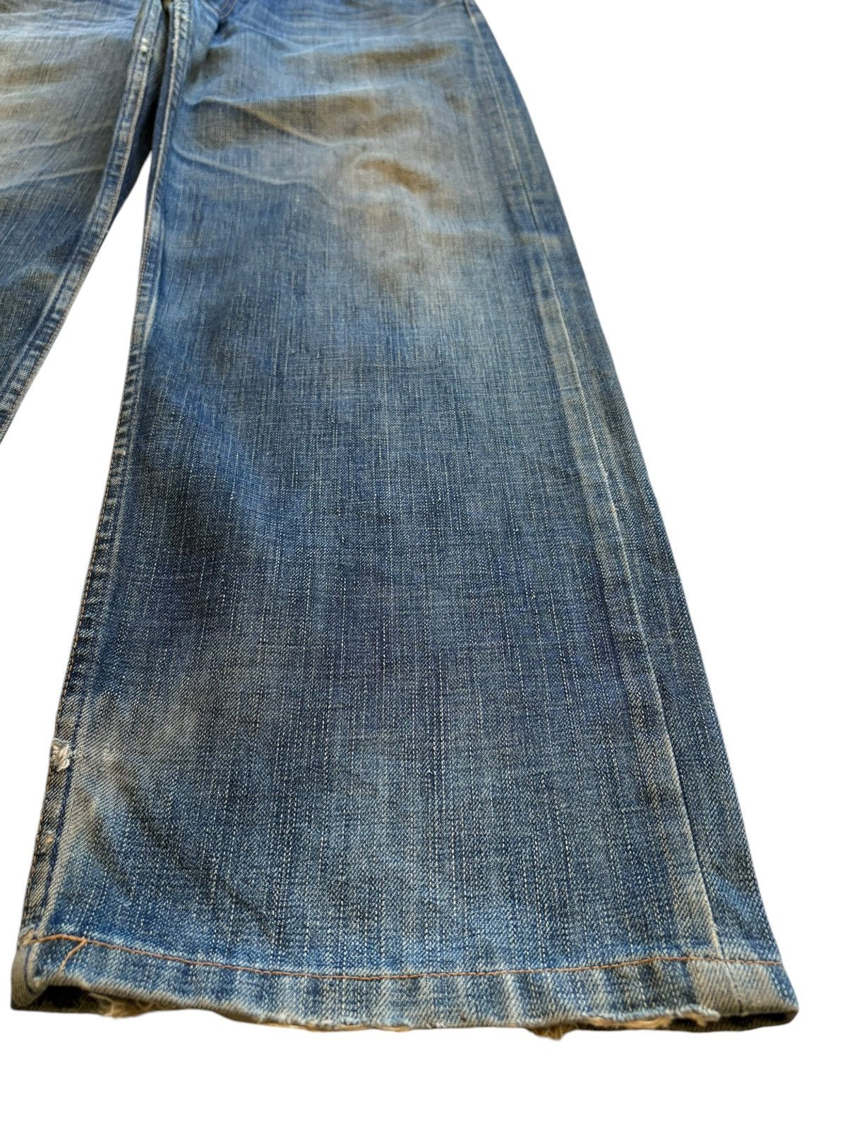 Levi's Vintage 90s Levis 503 Mud Wash Distressed Baggy Jeans Size US 37 - 7 Thumbnail
