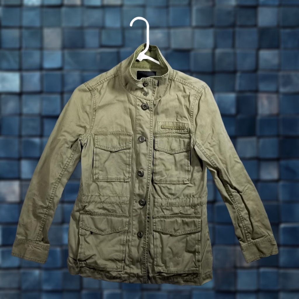 Madewell Madewell Jacket Womens Small Green Military Field Utility Cotton Twill F3656 Size S / US 4 / IT 40 - 1 Thumbnail