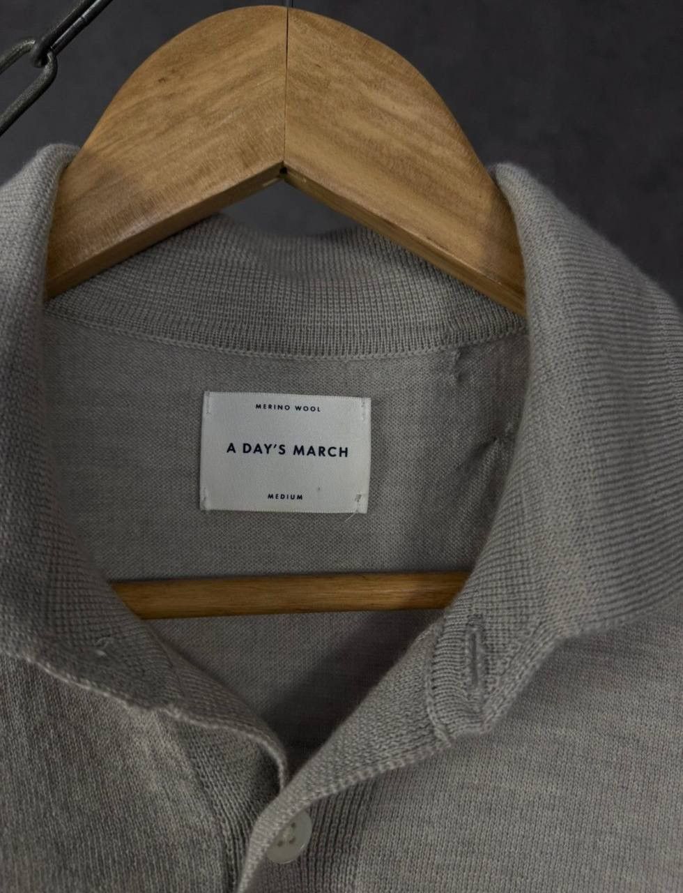 A Day's March A Day’s March wool designer polo tee Size US S / EU 44-46 / 1 - 3 Thumbnail