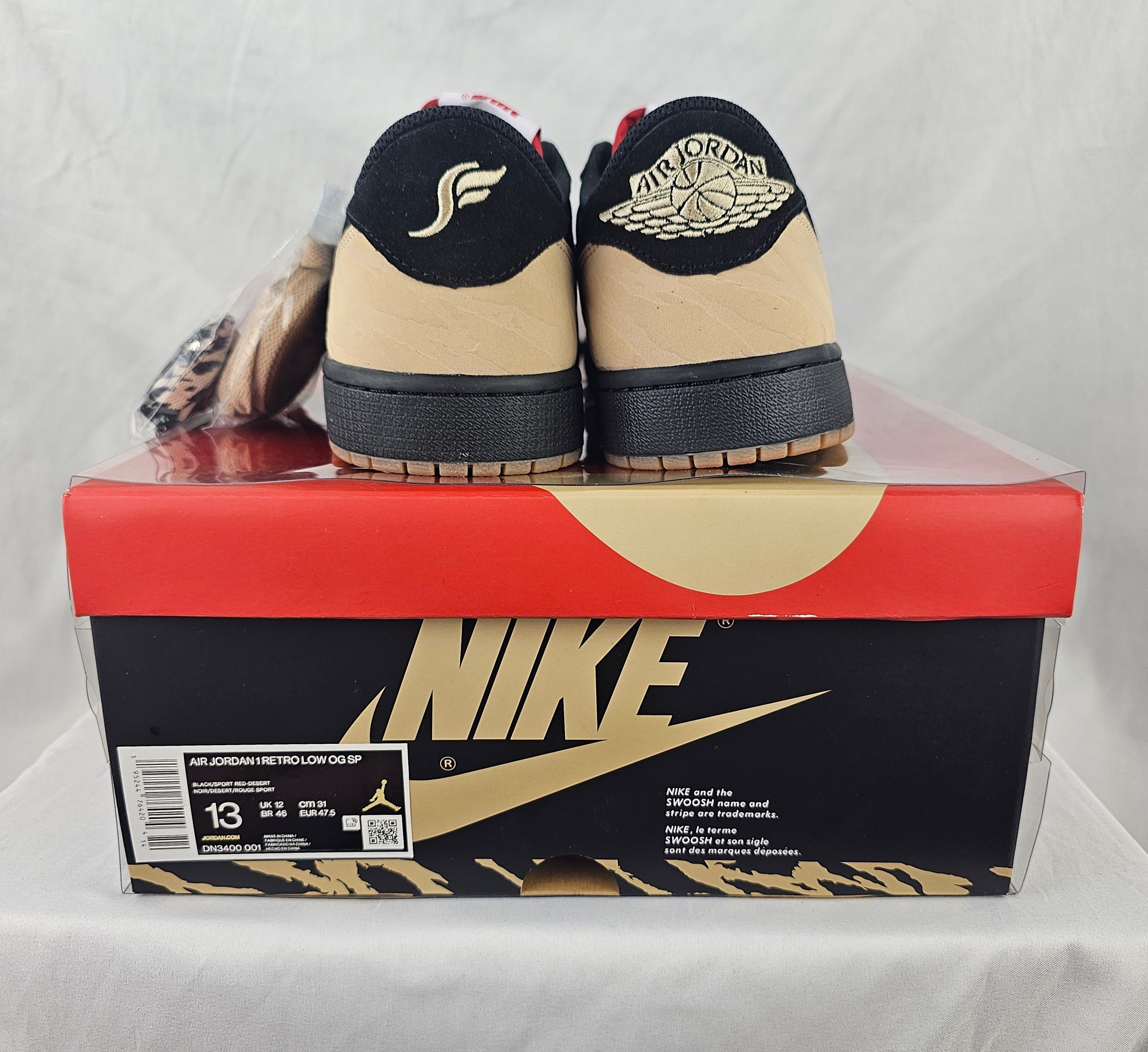 SoleFly x Nike Air Jordan 1 Retro OG SP Low Everglades Men's