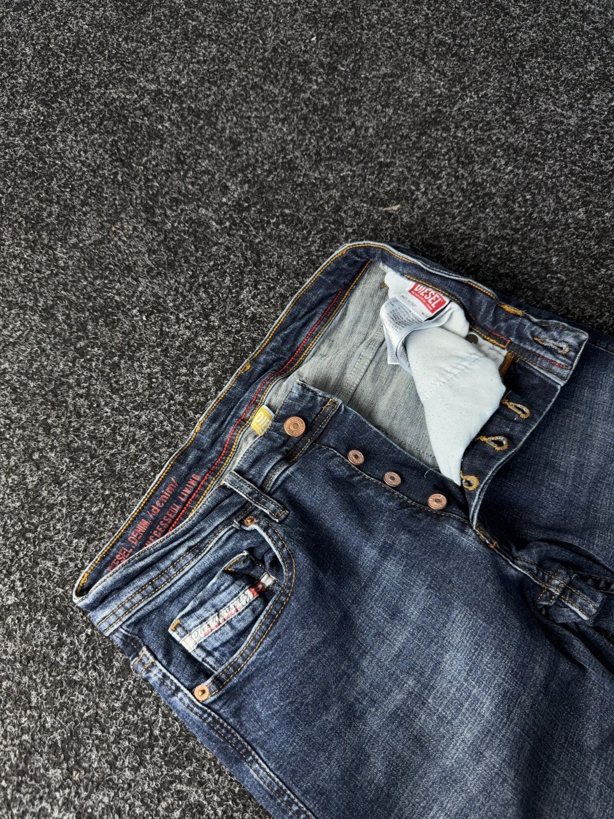Diesel Vintage Y2K 00s Luxury Distressed Skinny jeans Denim pants Size US 30 / EU 46 - 6 Thumbnail