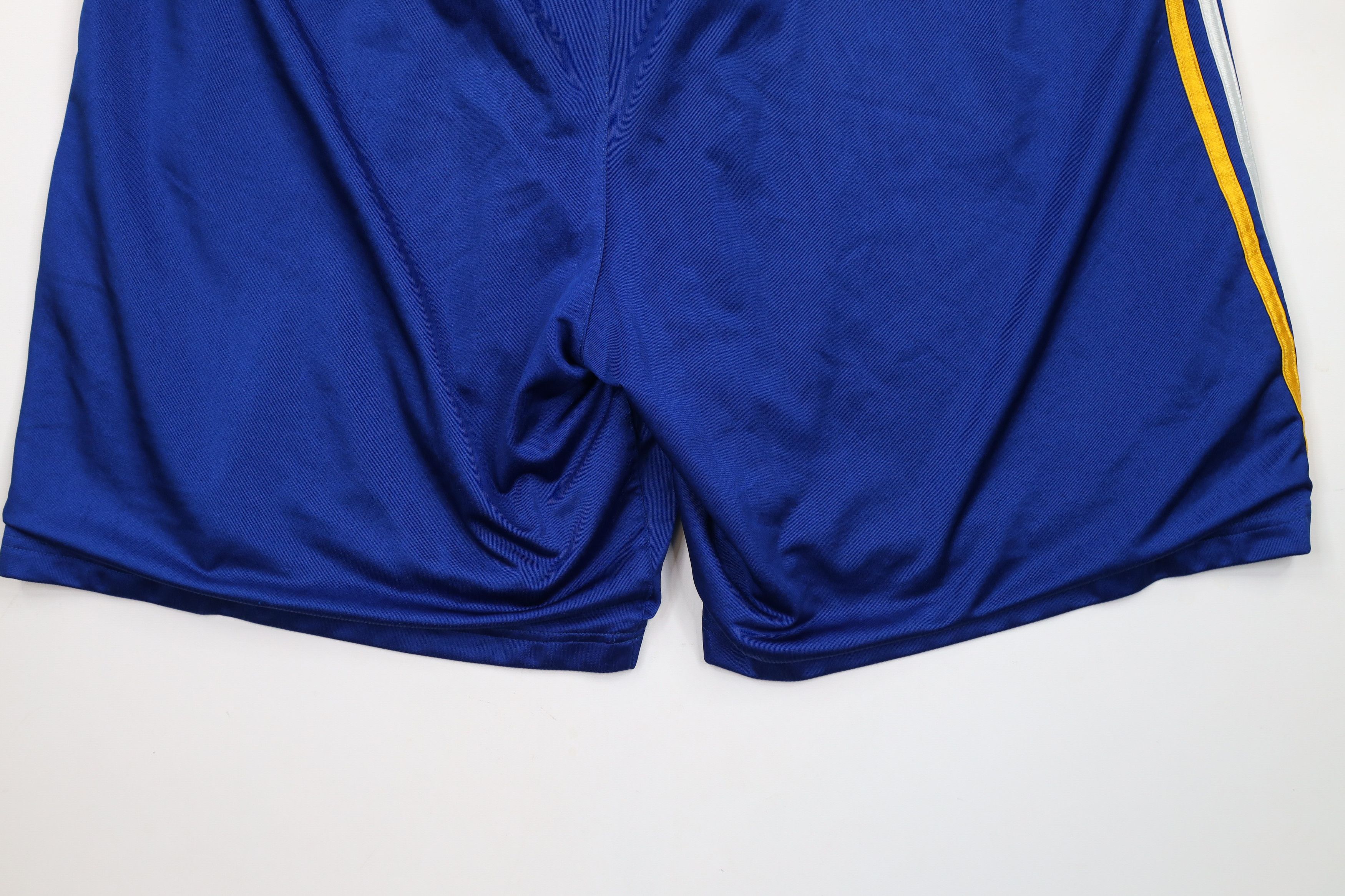 Adidas × Vintage Vintage Y2K Adidas Heavyweight Basketball Shorts Blue Size US 38 / EU 54 - 12 Thumbnail