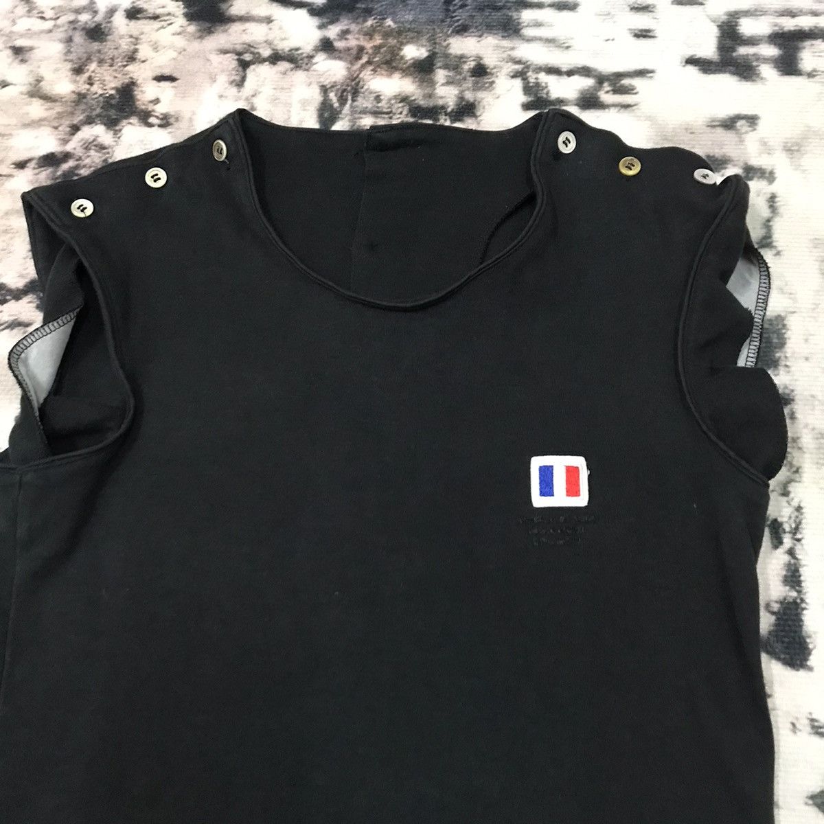 Japanese Brand × Mademoiselle Non Non Madmoiselle Non Non Button Up Back Sleeveless Dress Shirt Size XS / US 0-2 / IT 36-38 - 2 Thumbnail
