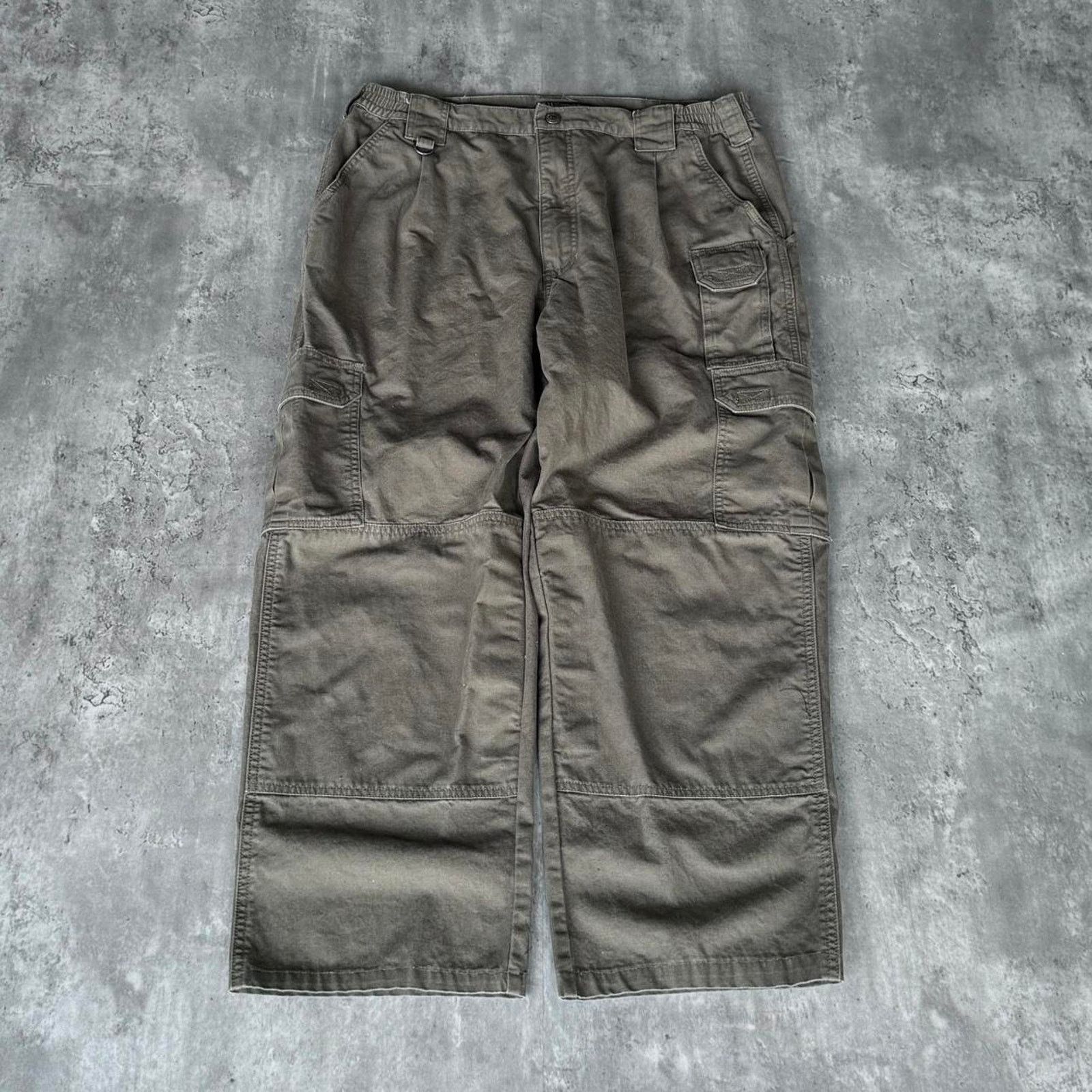 5.11 × Vintage Crazy Vintage Y2K Baggy Double Knee Cargo Skater 5.11 Pants Size US 36 / EU 52 - 1 Thumbnail