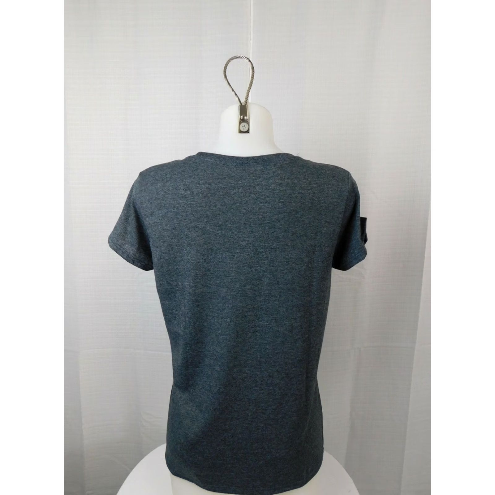 Gildan Gildan Shirt Womens Large Dark Heather Gray Short Sleeve Scoop Neck T-Shirt Cotton Blend Regular Casual Classic All Seasons Mens? Size L / US 10 / IT 46 - 2 Thumbnail