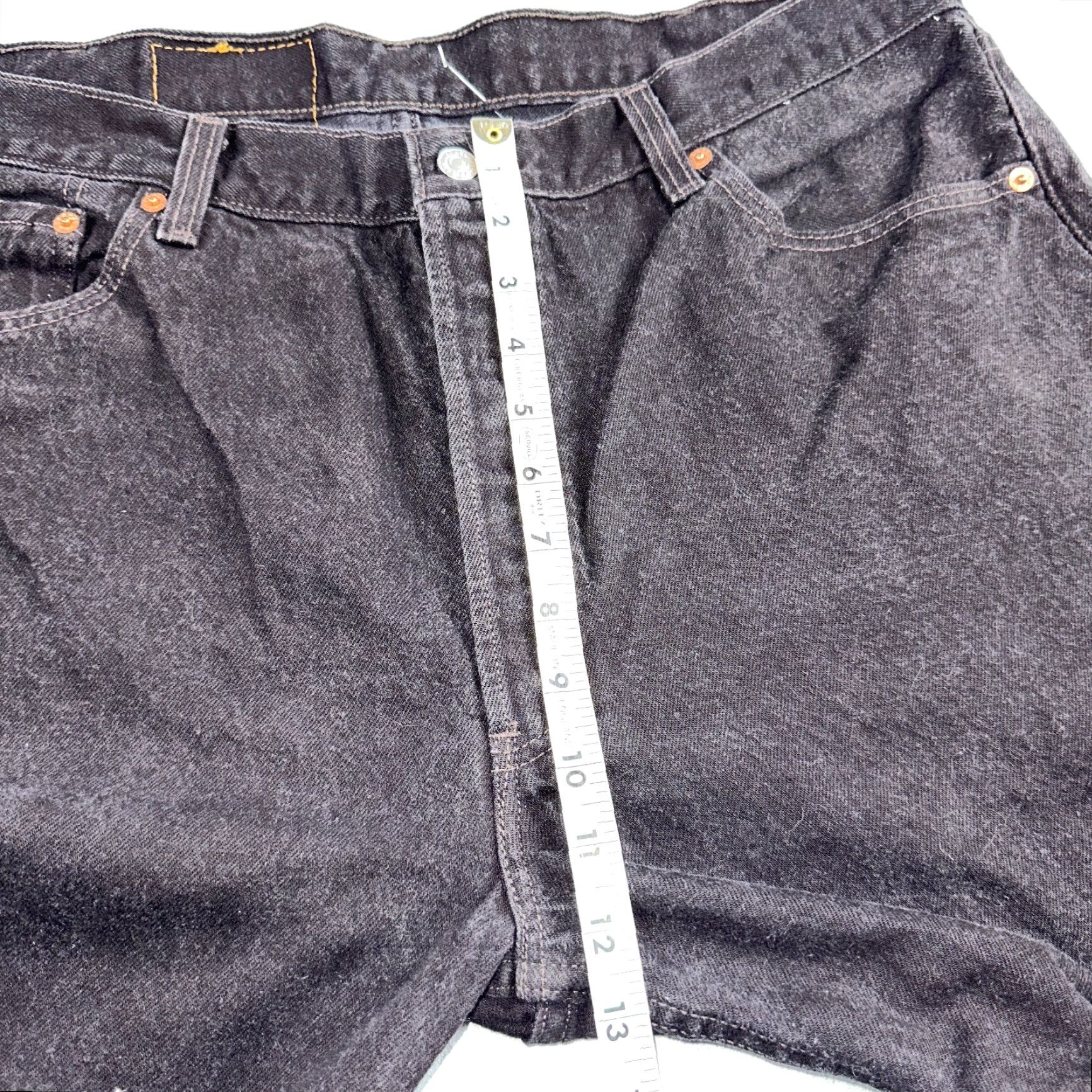 Levi's VINTAGE Levi's 501 Jeans Men Adult Regular Fit Straight Leg Dark Wash Black 90s USA 40x34 Size US 40 / EU 56 - 6 Thumbnail