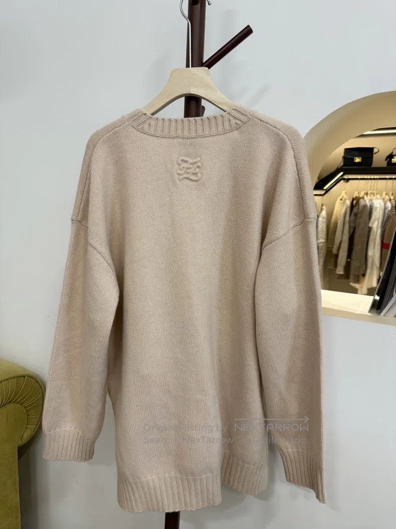 Fendi Fendi Cashmere Sweater, Elegant Apricot Pink Size XS / US 0-2 / IT 36-38 - 2 Thumbnail