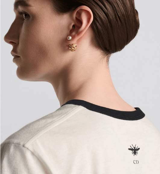 Dior o1w1db11225 453T40 T-Shirt in White/Black Size L / US 10 / IT 46 - 5 Thumbnail