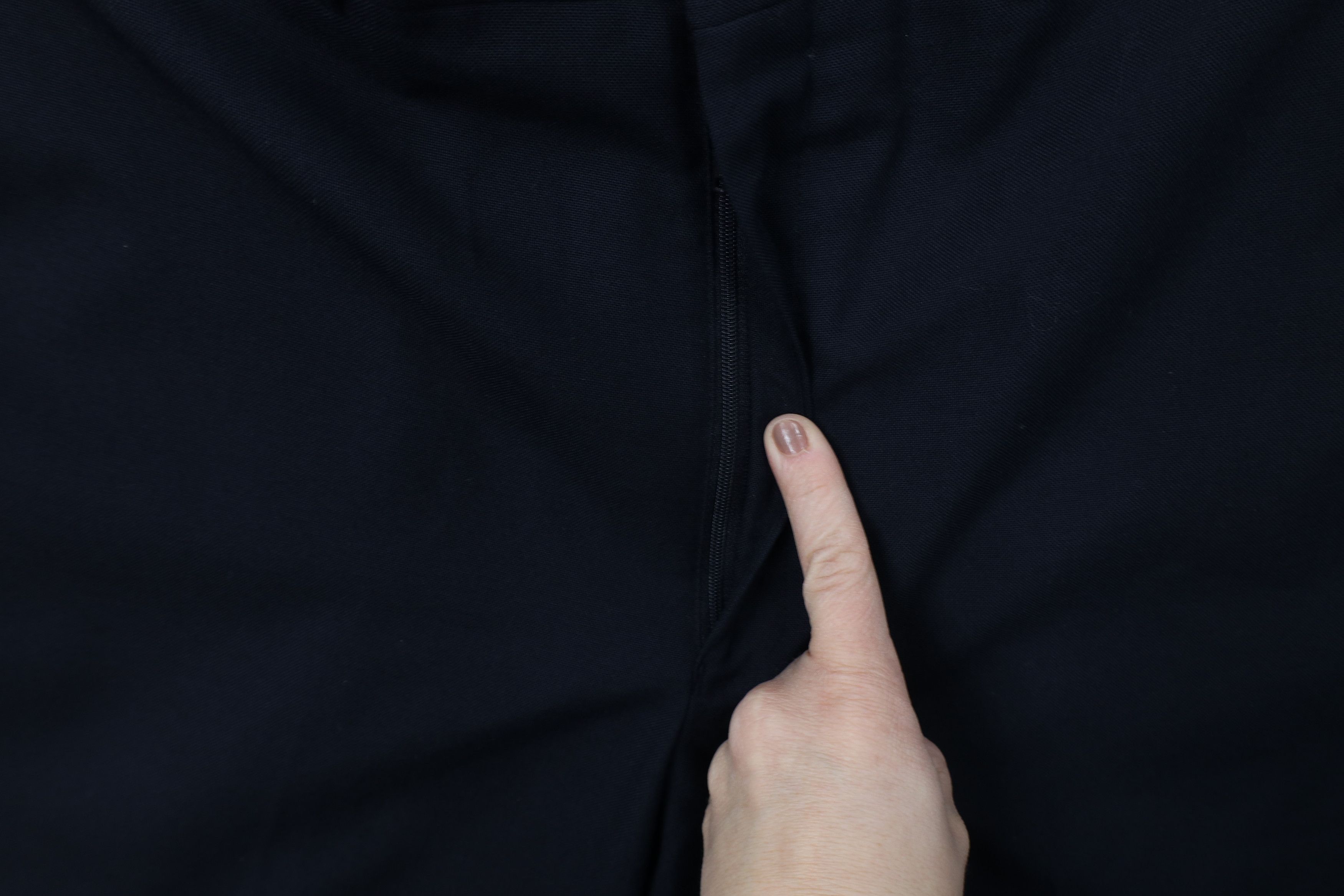 Vintage Vintage 90s Streetwear Knit Wide Leg Chino Pants Navy Blue Size US 36 / EU 52 - 5 Thumbnail