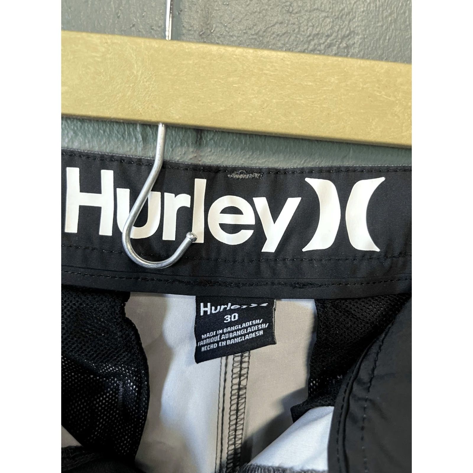 Hurley Hurley Mens Gray Hybrid Chino Shorts size 30 Size US 30 / EU 46 - 3 Thumbnail