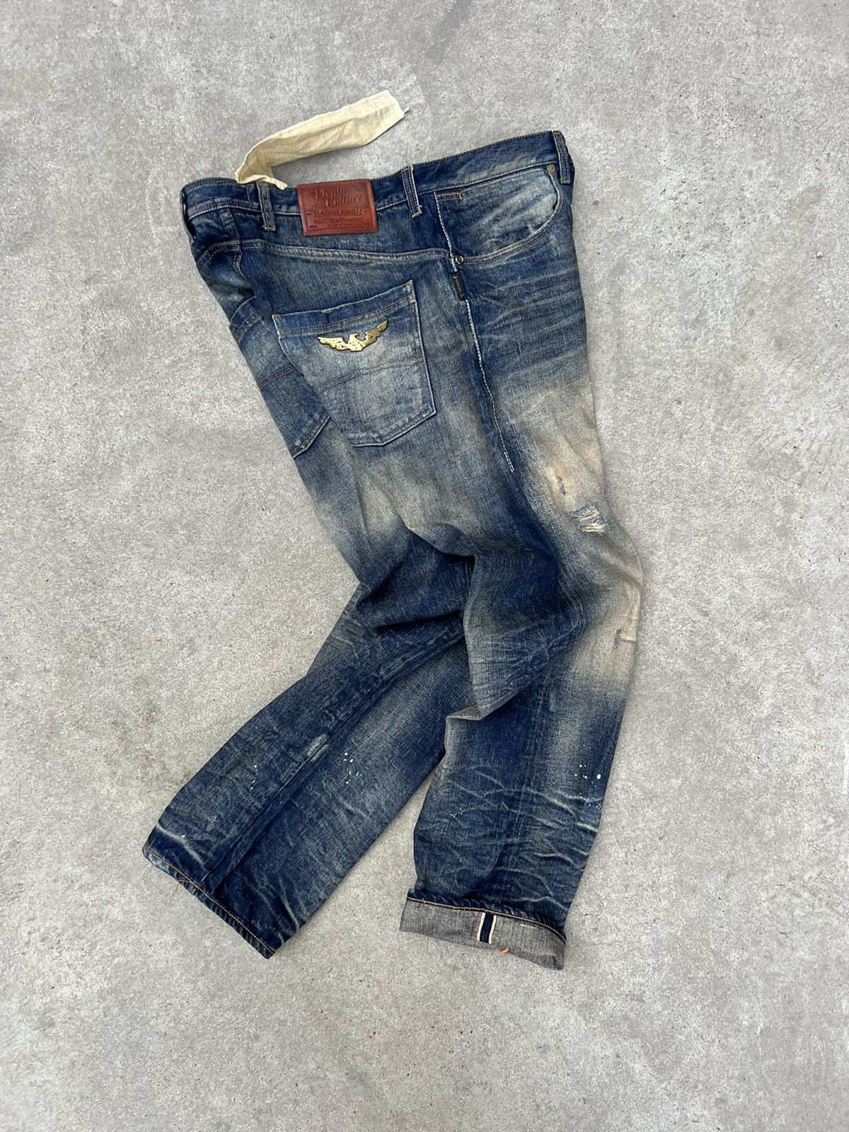 Giorgio Armani × Vintage Limited Archival Armani Jeans Selvedge Dirty Size US 34 / EU 50 - 6 Thumbnail