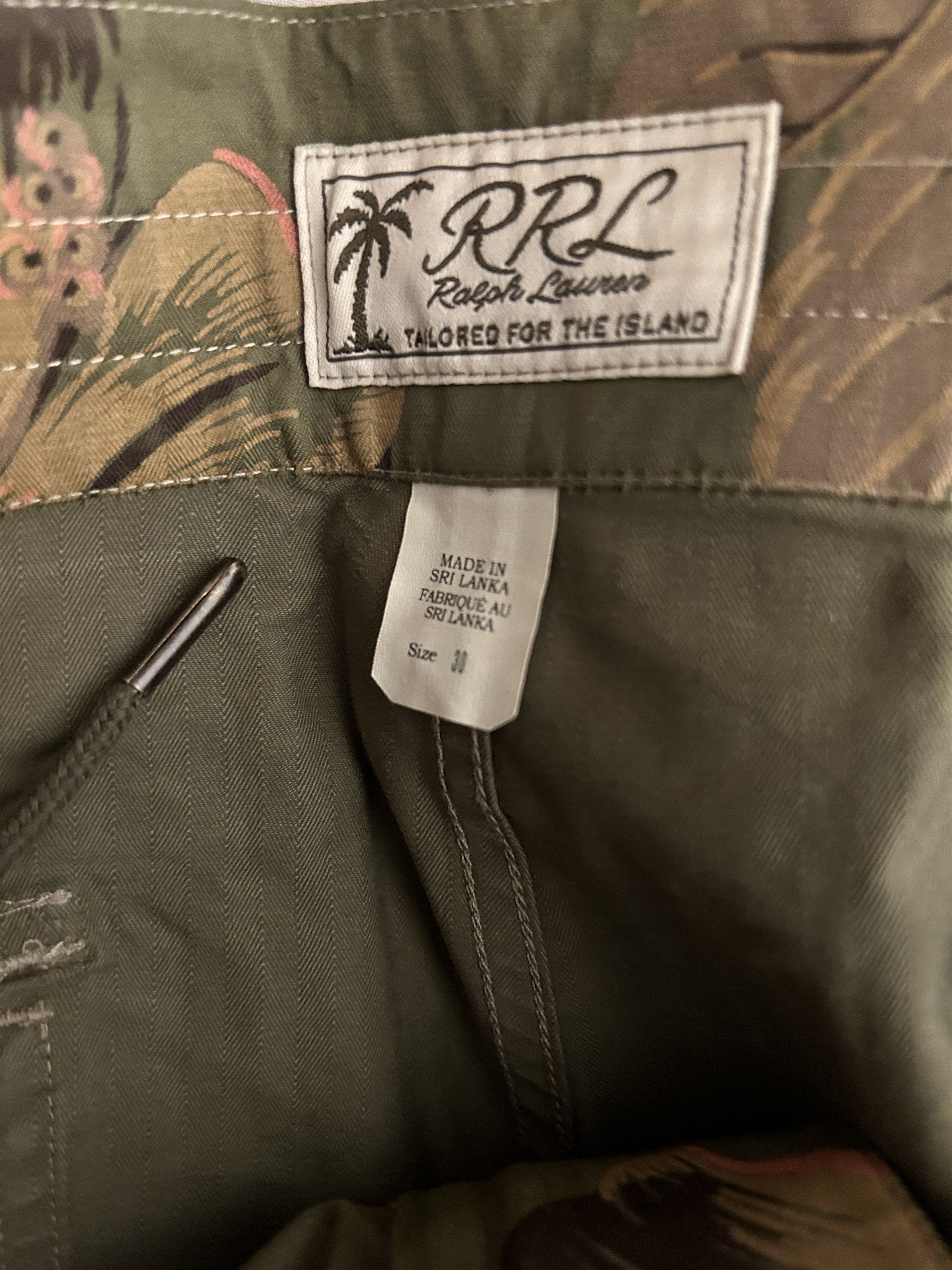 RRL Ralph Lauren Long floral Printed Cotton-blend Swim Shorts In Green Size US 30 / EU 46 - 5 Thumbnail