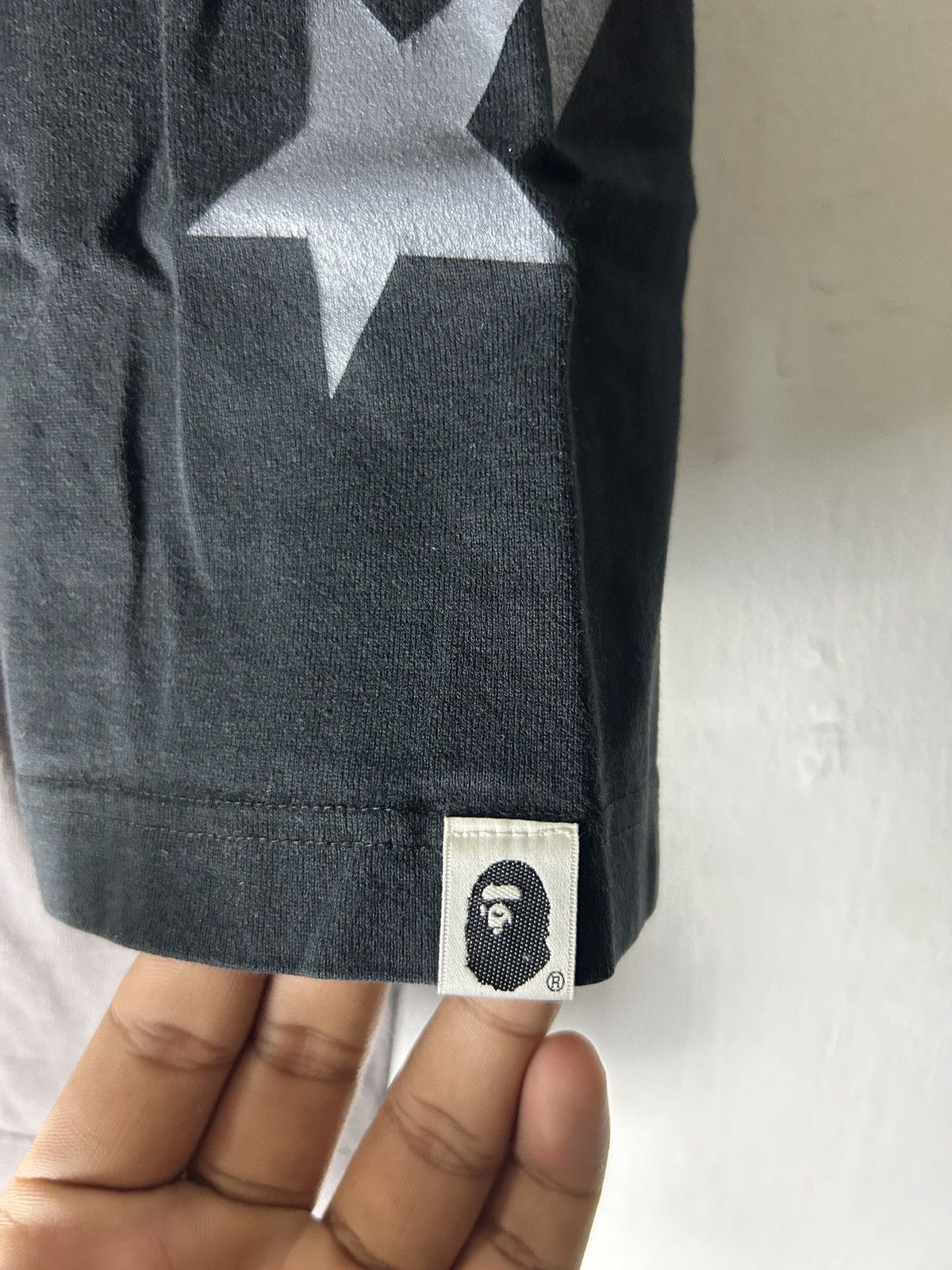 Bape Vintage Bathing Ape Bape Sta Raglan 3/4 Longsleeve Japan Size US XL / EU 56 / 4 - 3 Thumbnail