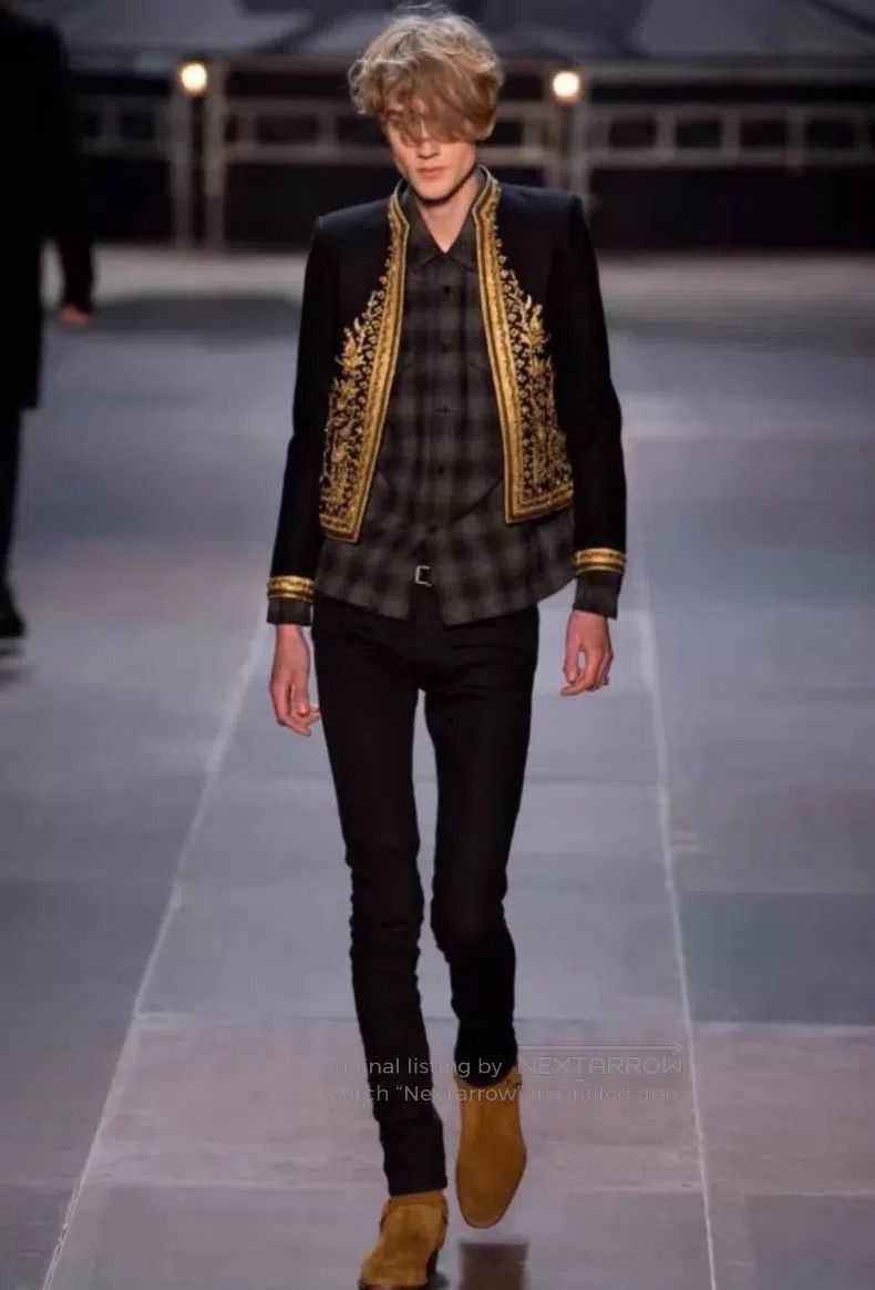 Saint Laurent Paris Saint Laurent Paris Palace Water Droplet Jacket i Size US S / EU 44-46 / 1 - 9 Thumbnail