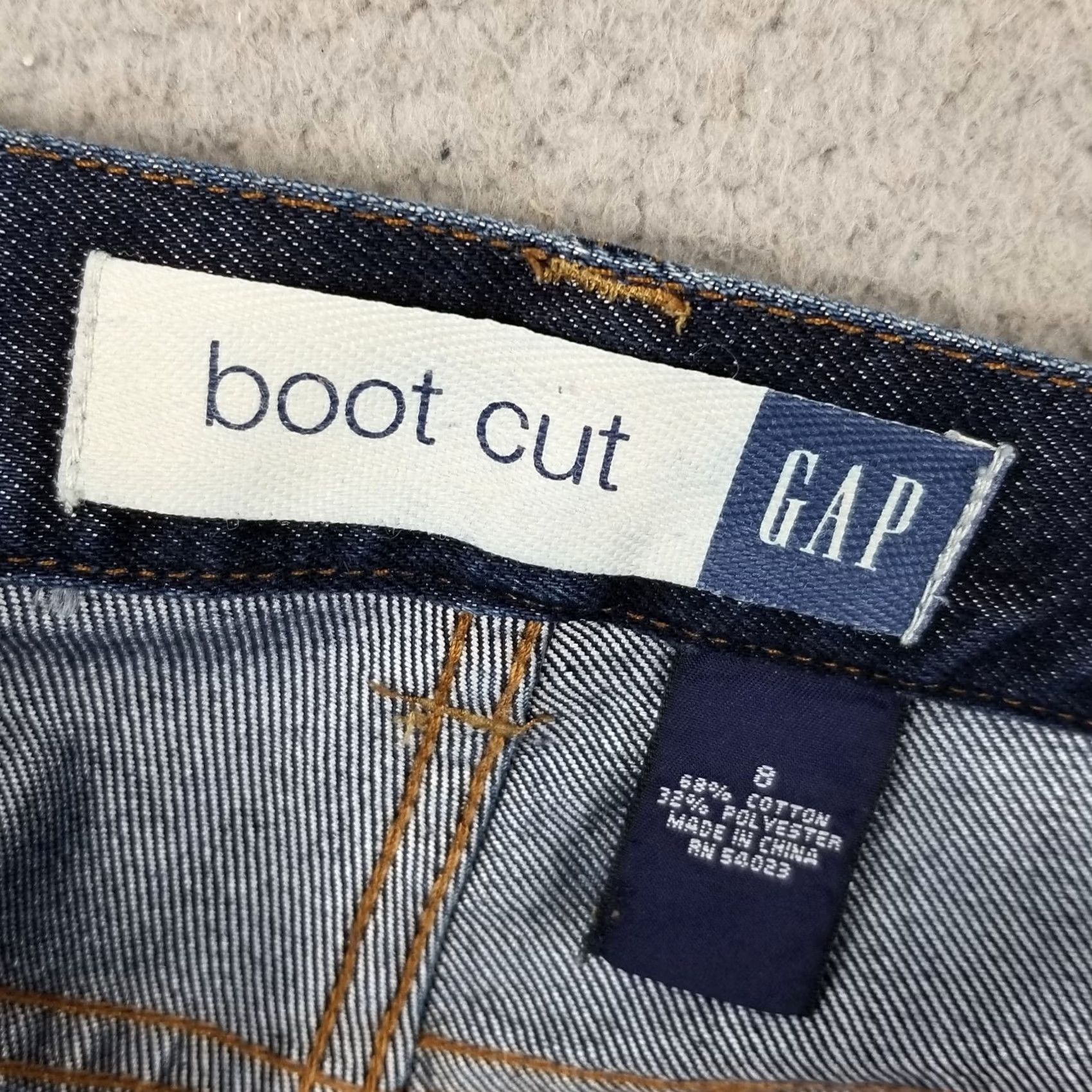 Gap Vintage Gap Jeans Women’s 8 Boot Cut Dark Wash Denim Mid-Rise 90s Women Size 30" / US 8 / IT 44 - 7 Thumbnail