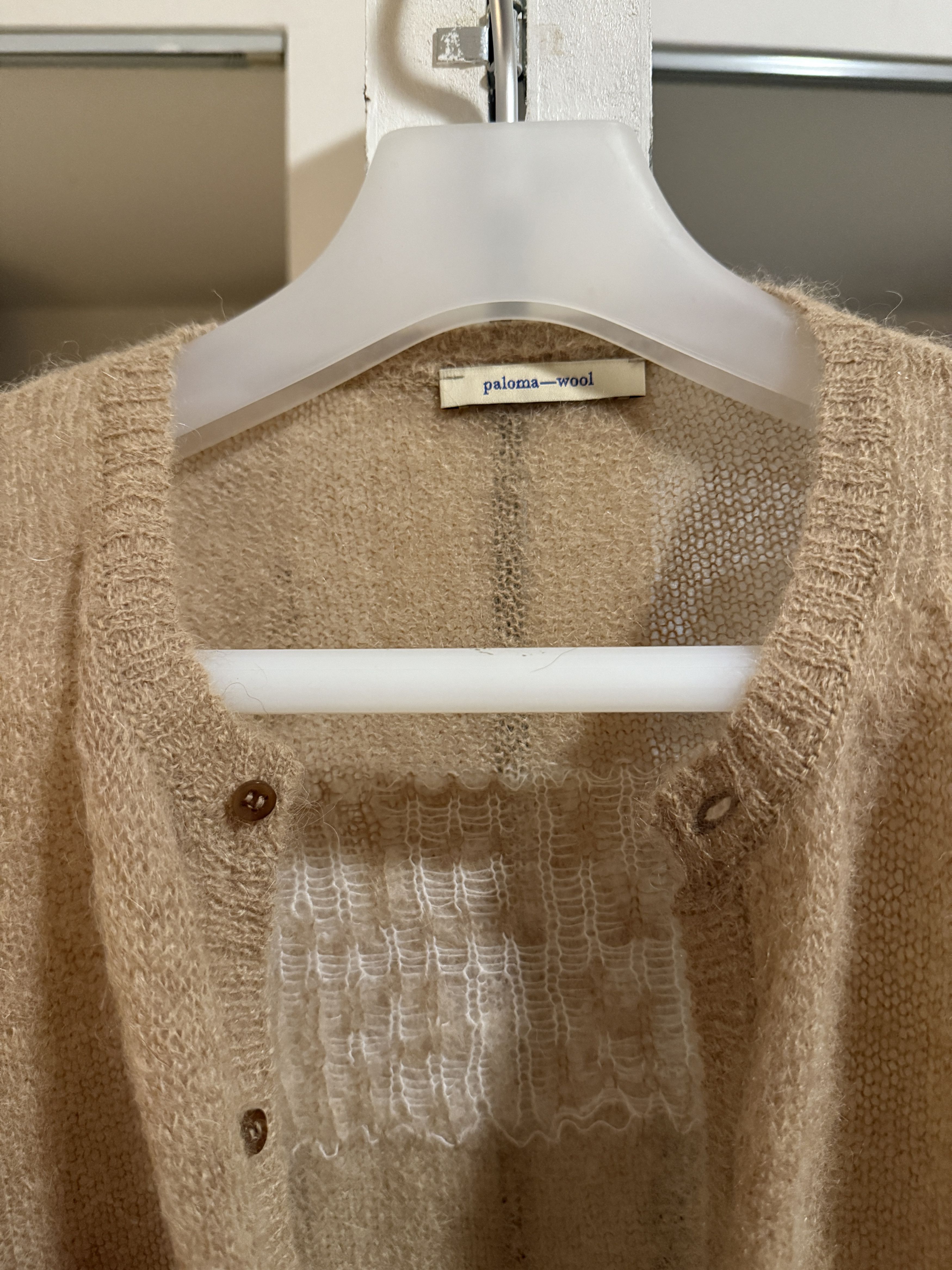 Paloma Wool Wool tan cardigan Size US M / EU 48-50 / 2 - 3 Thumbnail