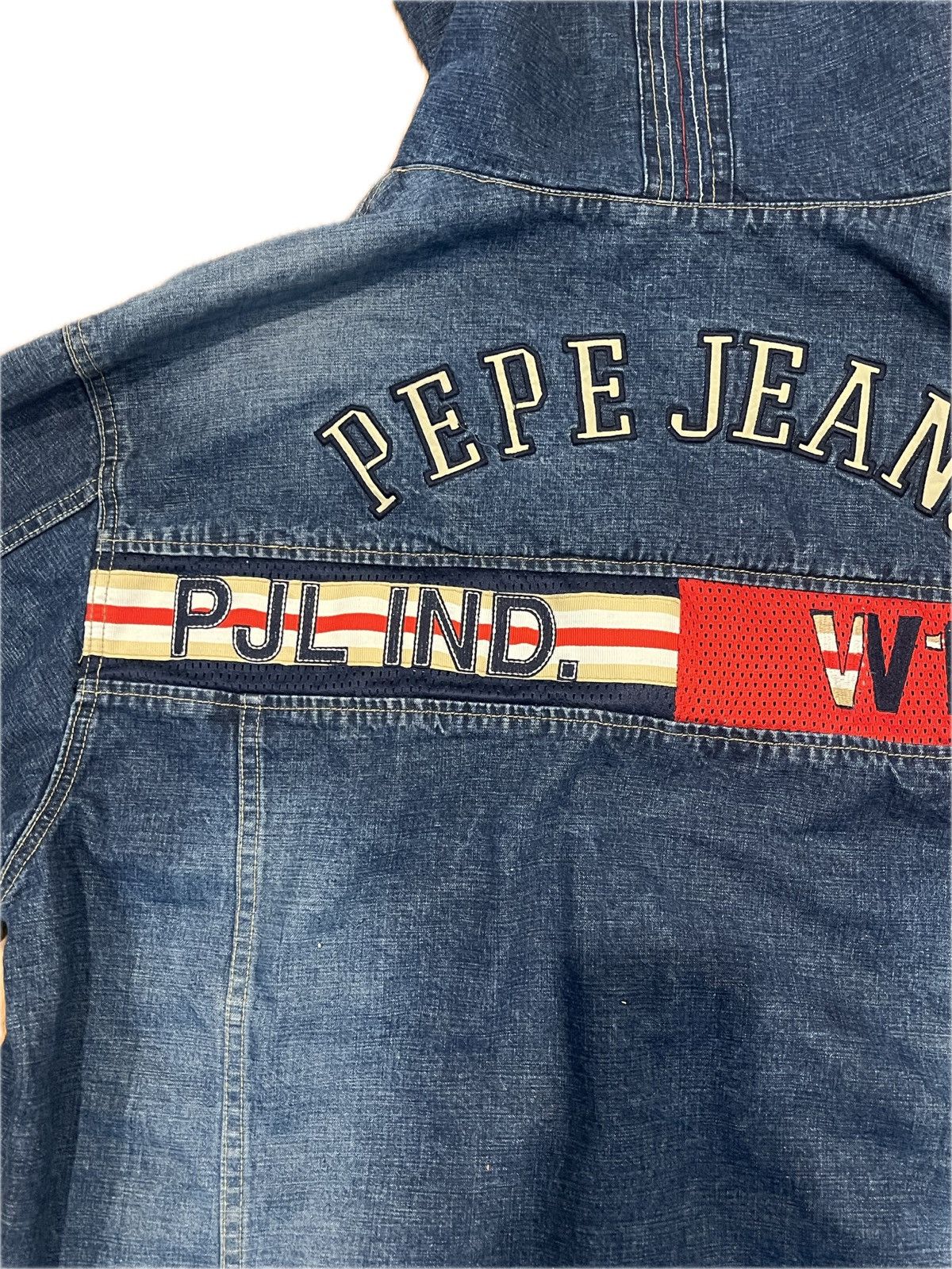 Pepe Jeans Pepe Jeans Denim Jacket Y2K Size US XXL / EU 58 / 5 - 9 Thumbnail