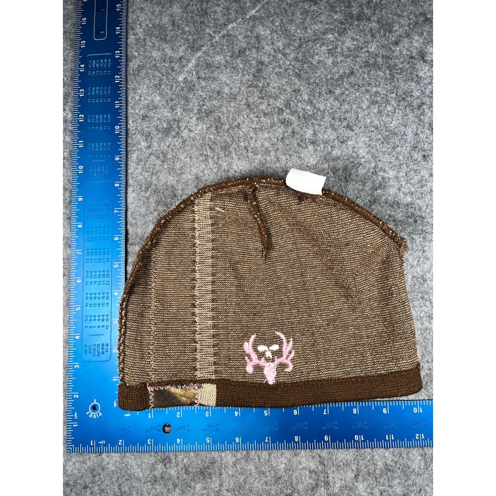 Bones The Brotherhood The Bone Collector Beanie Hat Adult One Size Brown Acrylic Knit Beanie Mens Ski Hunt Country Cap Size ONE SIZE - 5 Thumbnail
