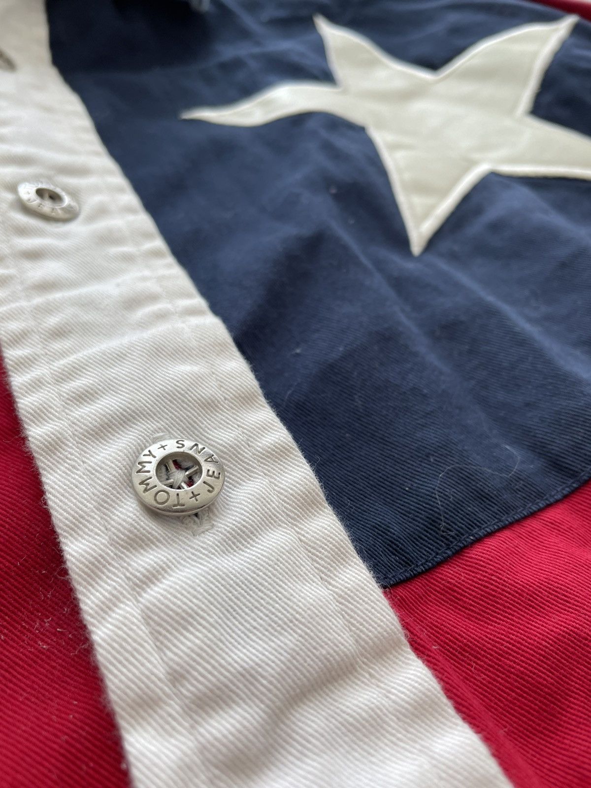 Tommy Hilfiger × Vintage Vintage Tommy Hilfiger American 🇺🇸 Flag Shirt Size US M / EU 48-50 / 2 - 4 Thumbnail