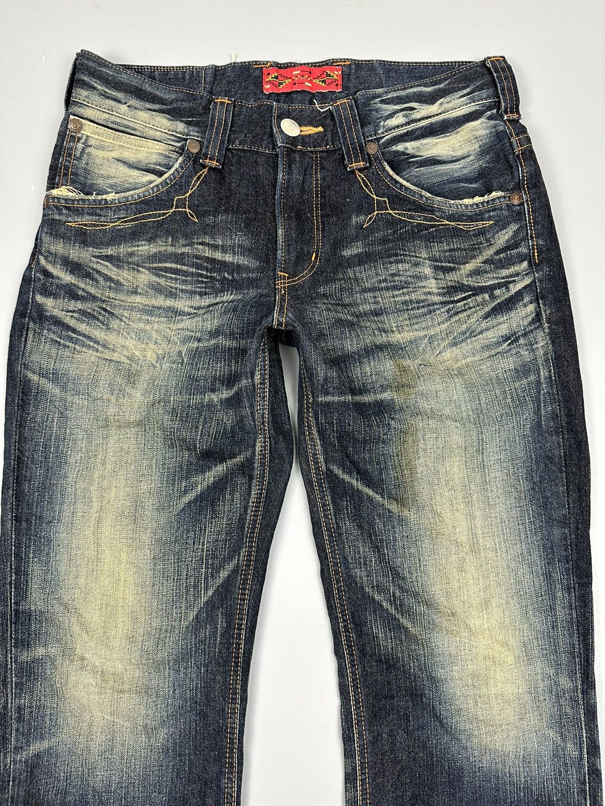If Six Was Nine Vintage Edwin Flared Denim Size US 33 - 3 Thumbnail