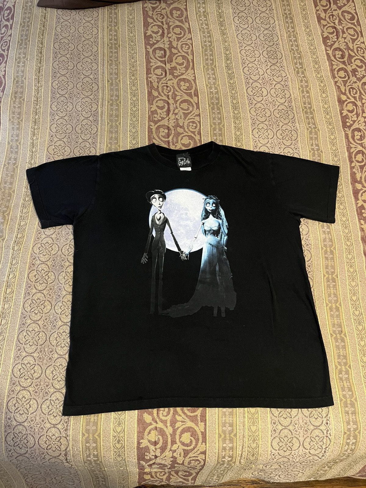 Image of Movie x Vintage Corpse Bride T Shirt in Black, Men's (Size XL)