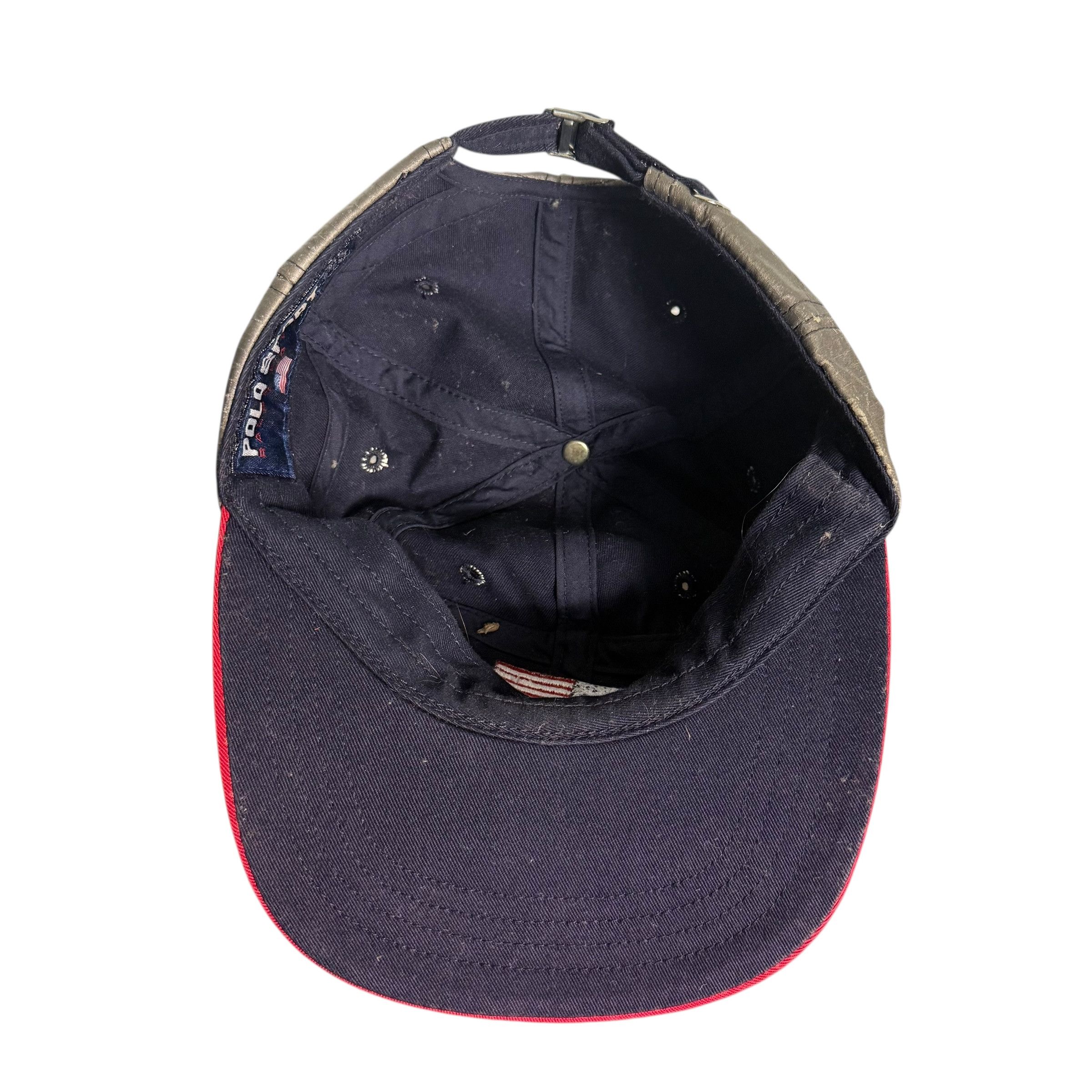 Ralph Lauren Sport 🔥RARE🔥Vintage Polo Sport Ralph Lauren USA Flag Cap Size ONE SIZE - 9 Thumbnail