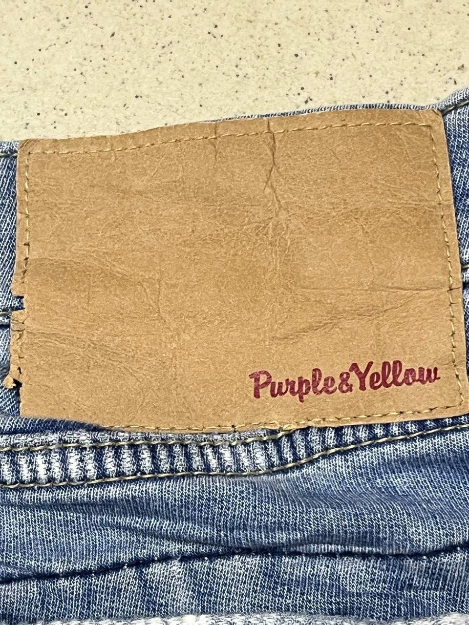 Purple Brand PURPLE & YELLOW JEANS FADED STYLE Size US 36 / EU 52 - 8 Thumbnail