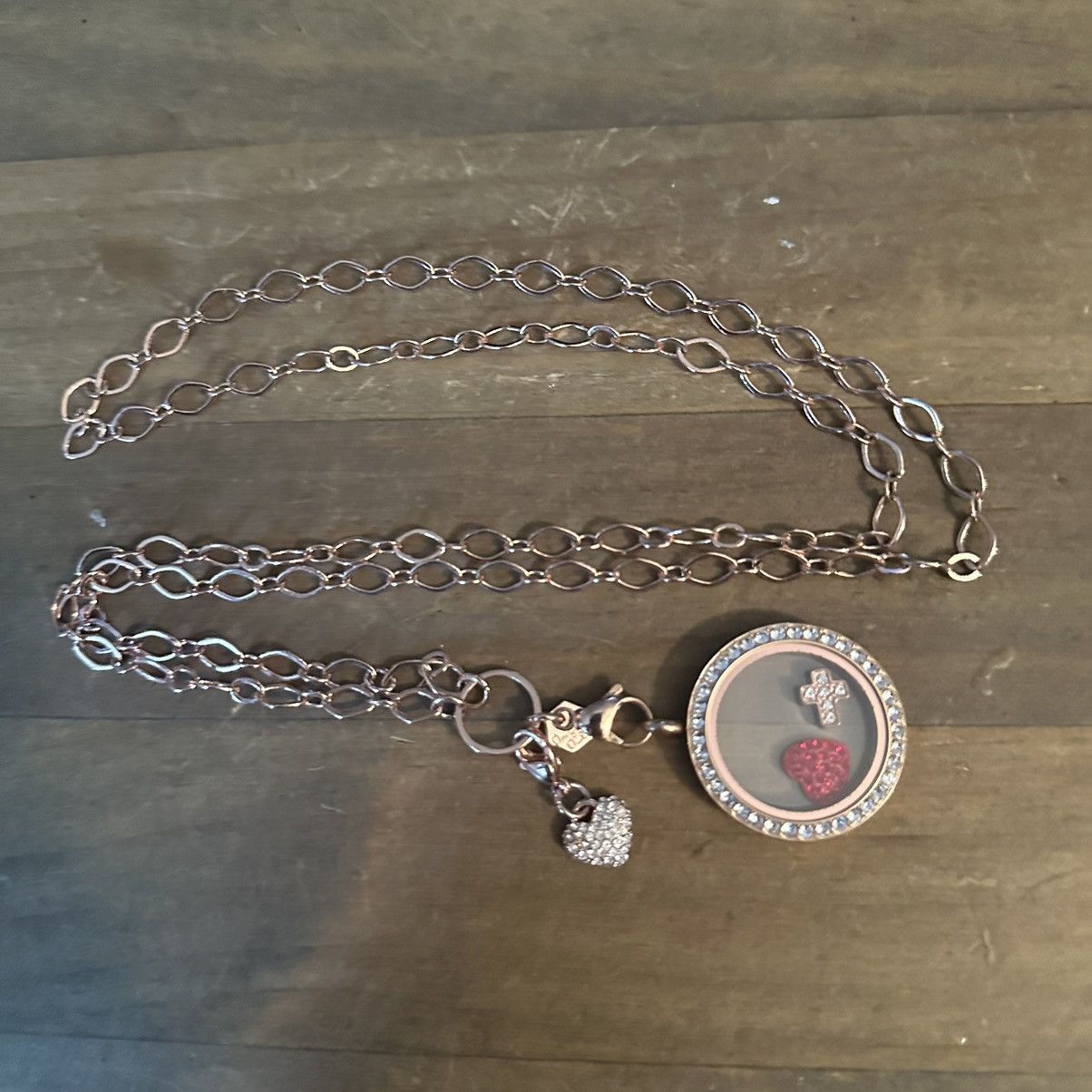 Other Origami Owl rose gold floating charm locket necklace Size ONE SIZE - 2 Thumbnail