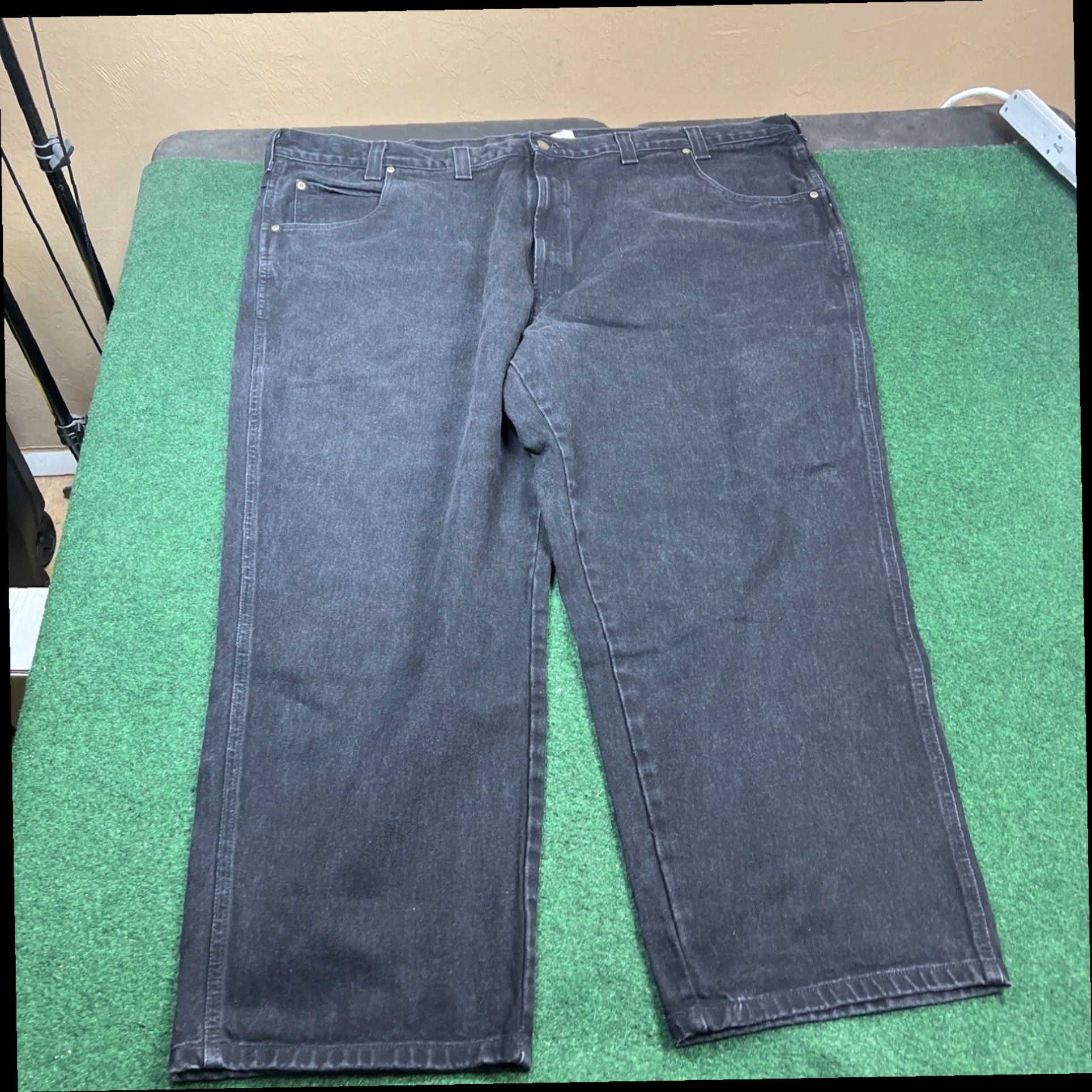 Vintage Harbour Bay Size 54x30 Black Jeans See Photos for Measurements Also Size US 38 / EU 54 - 1 Thumbnail