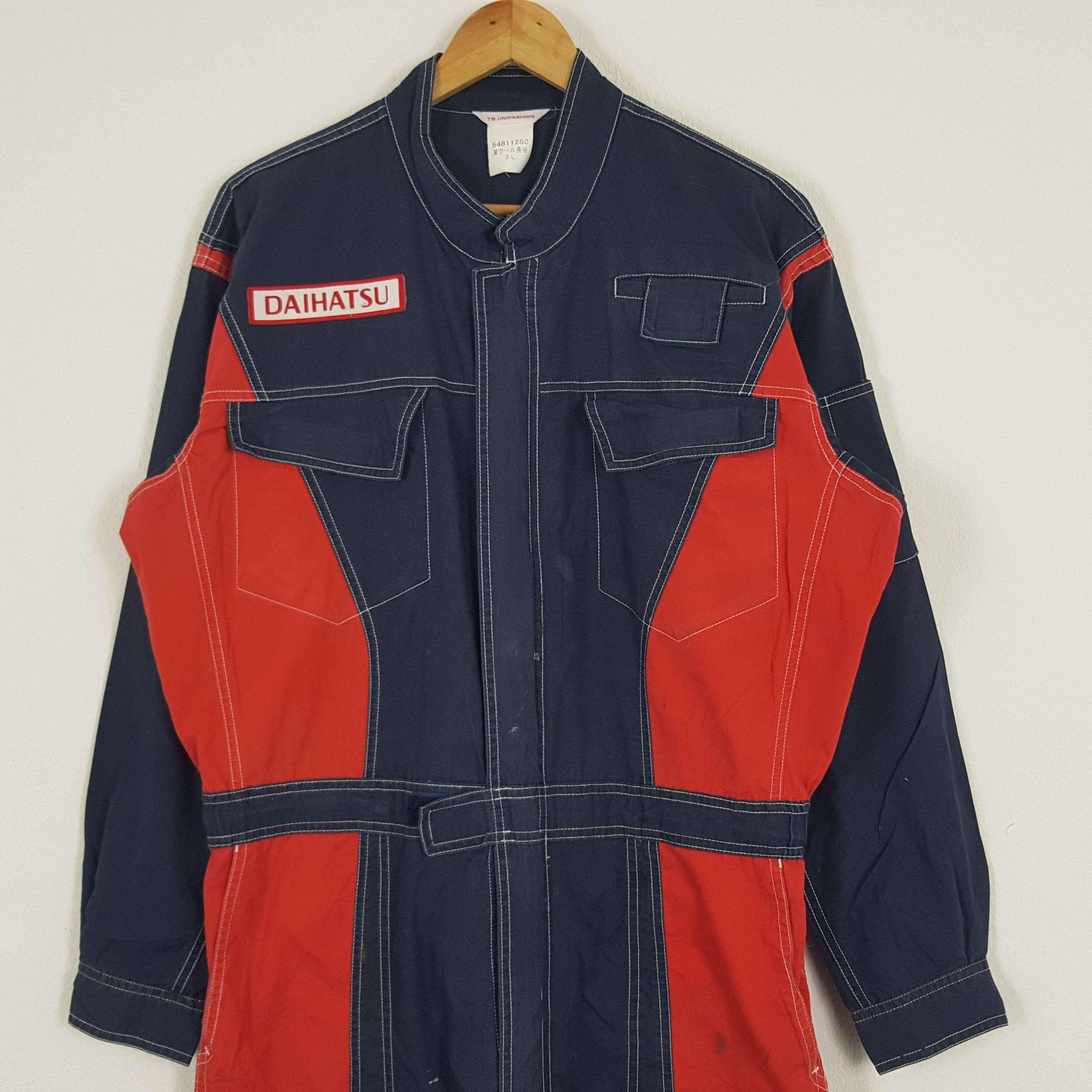 Vintage Vintage Daihatsu Japanese Racing Team Coverall Jacket Size US XL / EU 56 / 4 - 5 Thumbnail