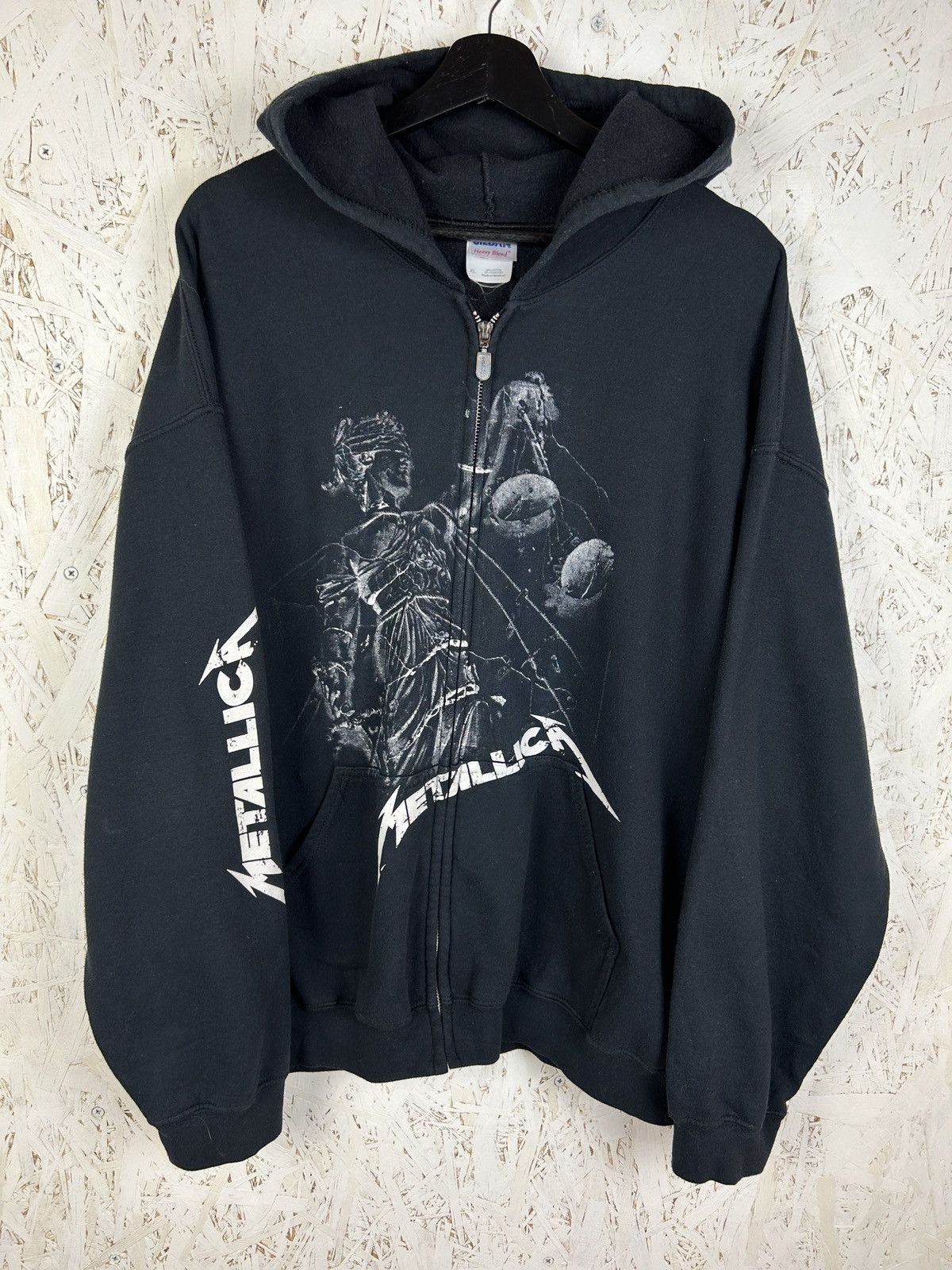 Band Tees 00s Metallica 2007 And Justice For All Metal Zip Hoodie XL Size US XL / EU 56 / 4 - 1 Thumbnail