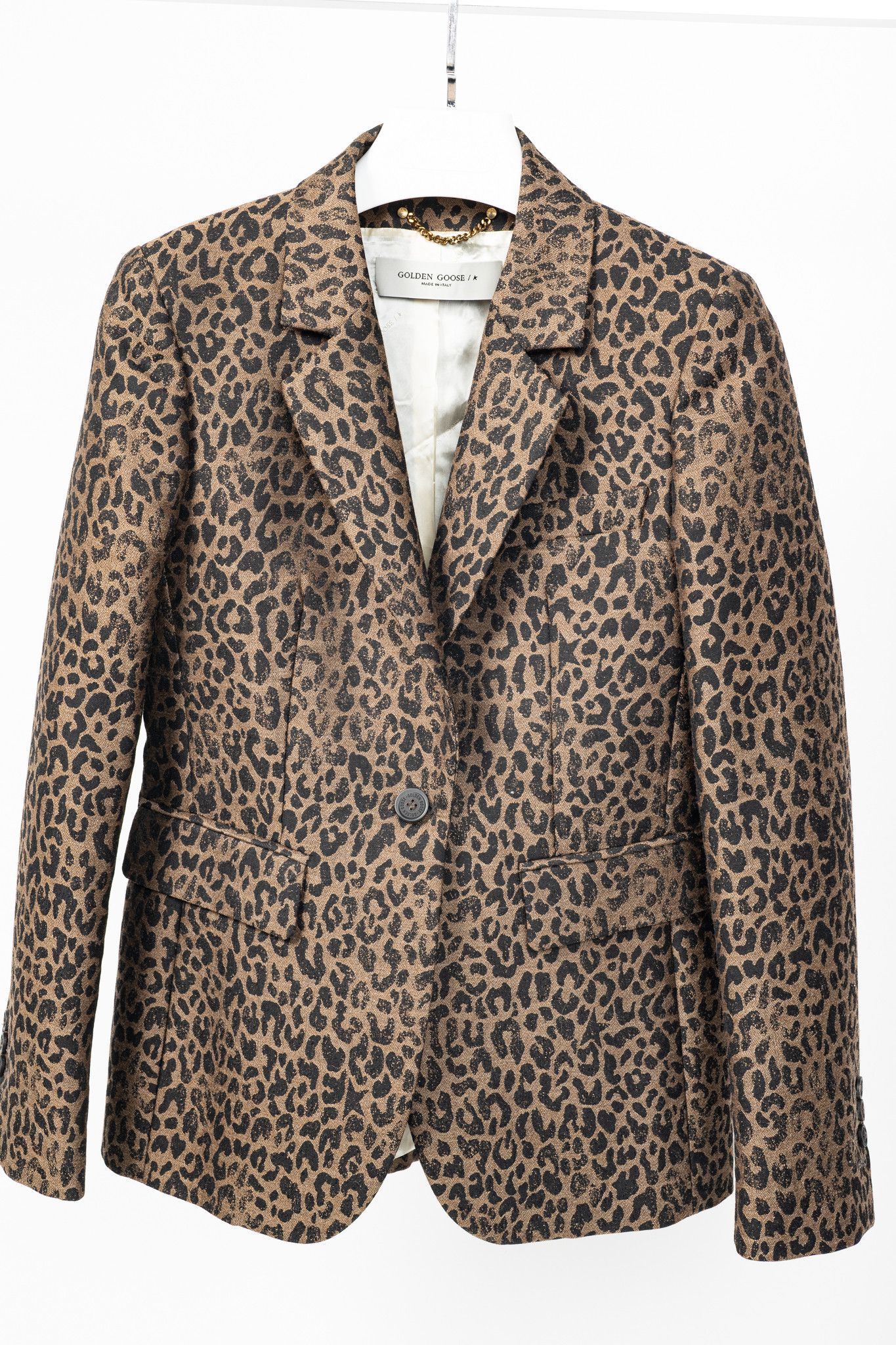 Golden Goose Golden Goose Animalier Leopard Single-Breasted Blazer Size S / US 4 / IT 40 - 3 Thumbnail