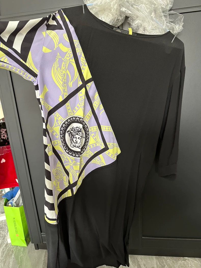 Versace Mulberry silk dress