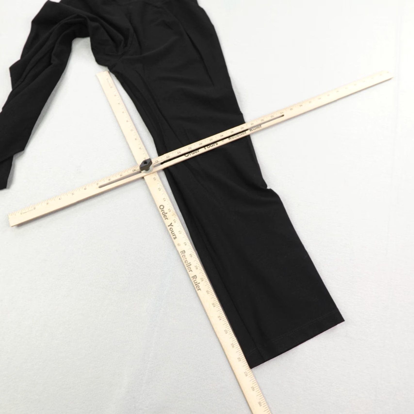 Eileen Fisher VINTAGE Eileen Fisher Pants Womens Petite Small Black Casual Workwear Stretch Knitted Fabric Size 28" / US 6 / IT 42 - 7 Thumbnail